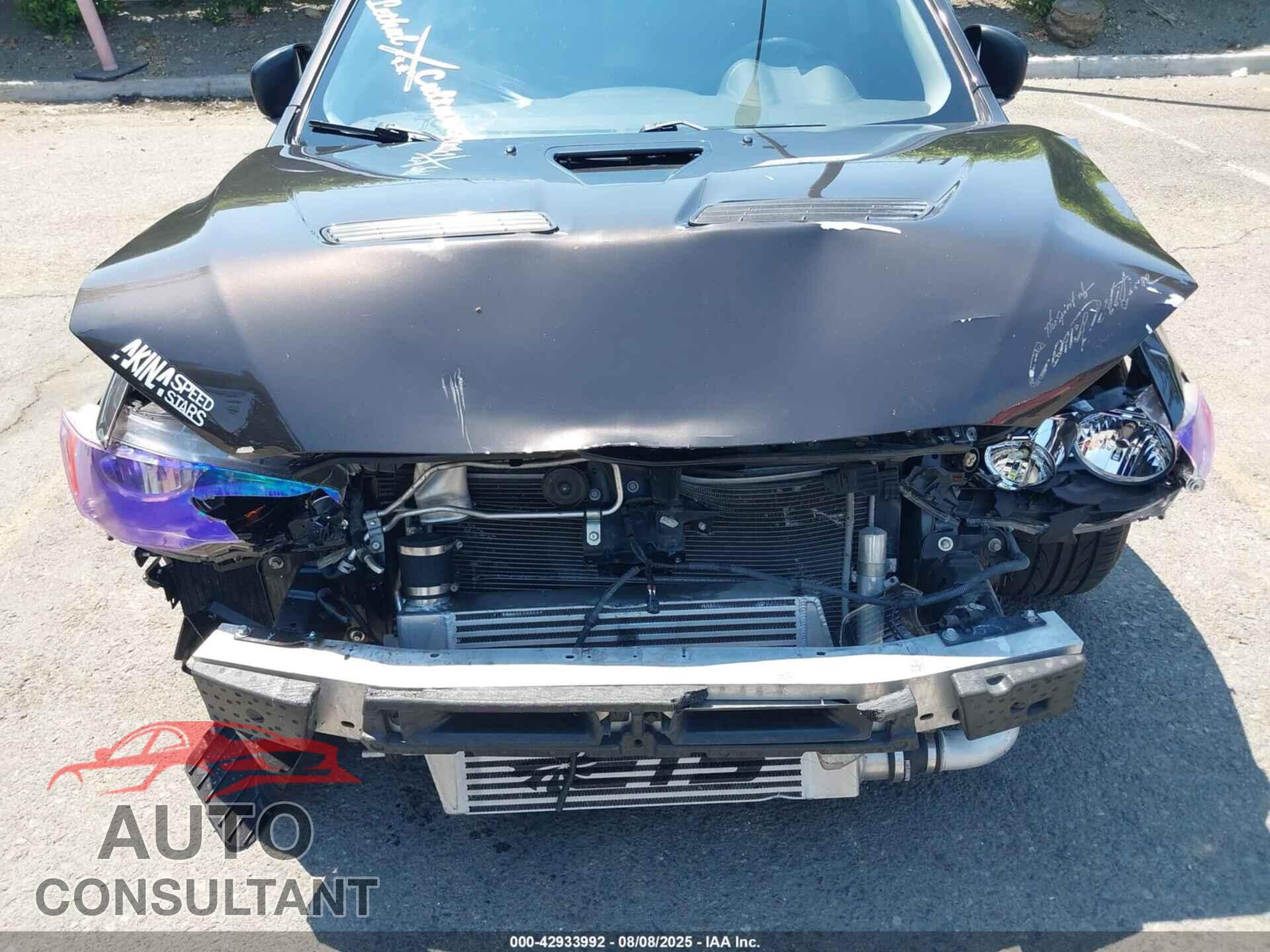 MITSUBISHI LANCER EVOLUTION 2015 - JA32W8FV3FU008103