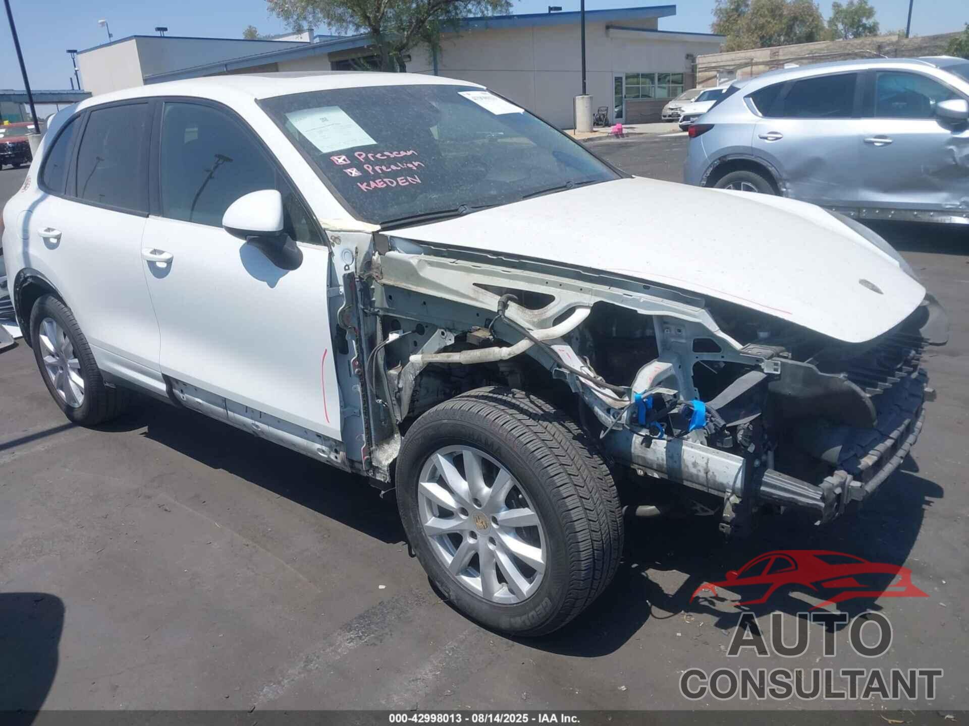 PORSCHE CAYENNE 2013 - WP1AA2A27DLA06216
