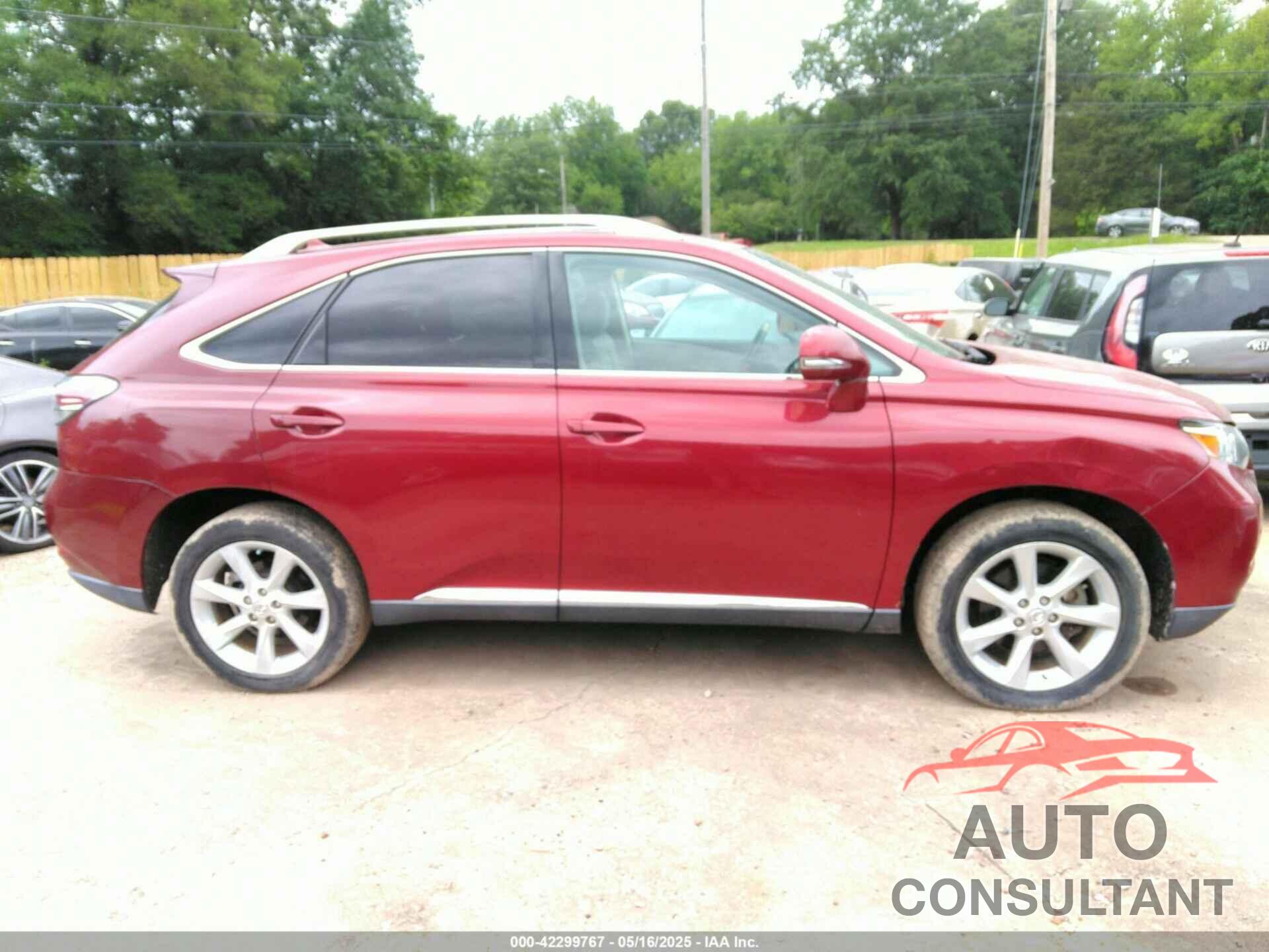 LEXUS RX 350 2010 - 2T2ZK1BA4AC029940