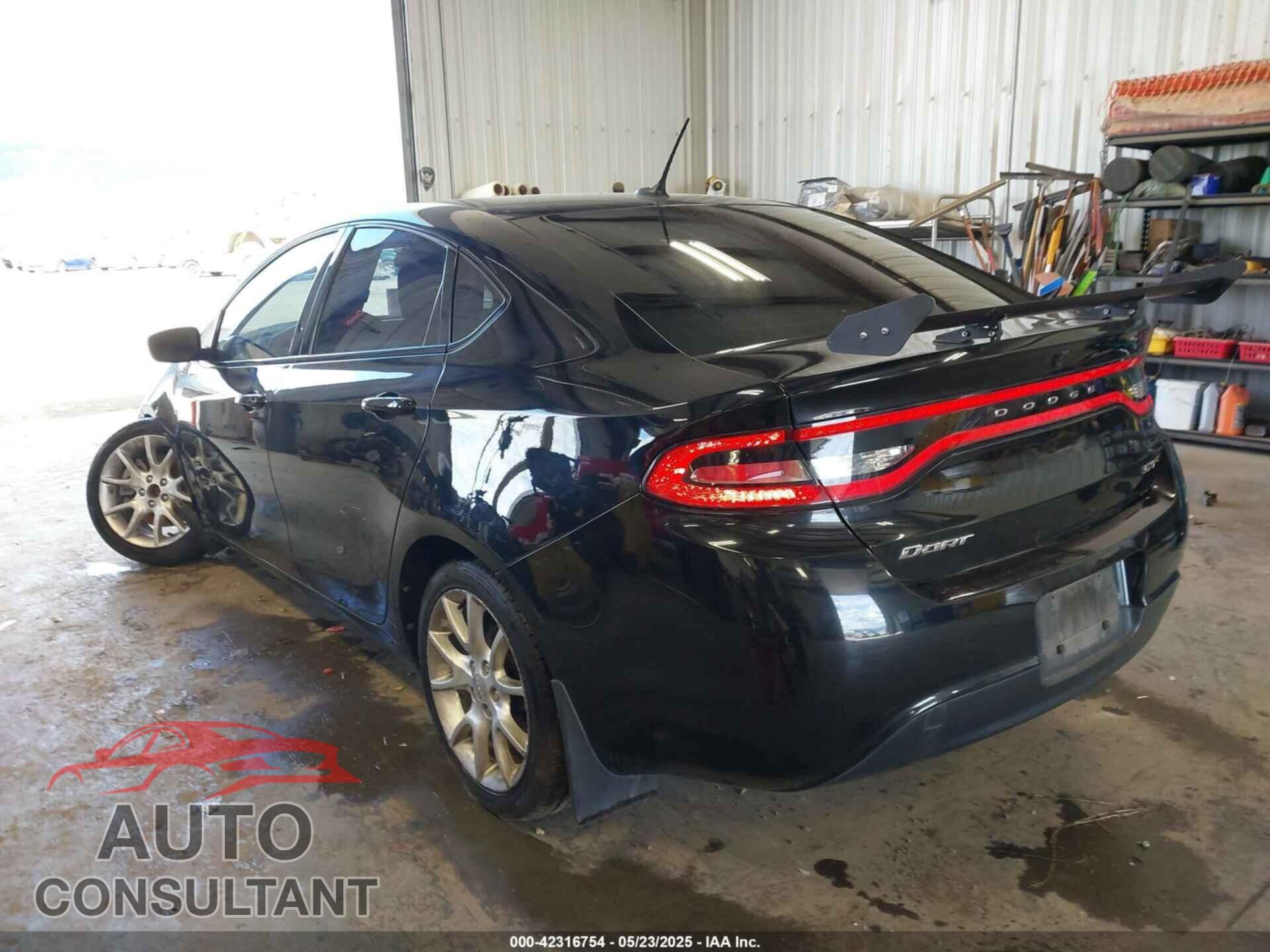 DODGE DART 2013 - 1C3CDFBA3DD178563