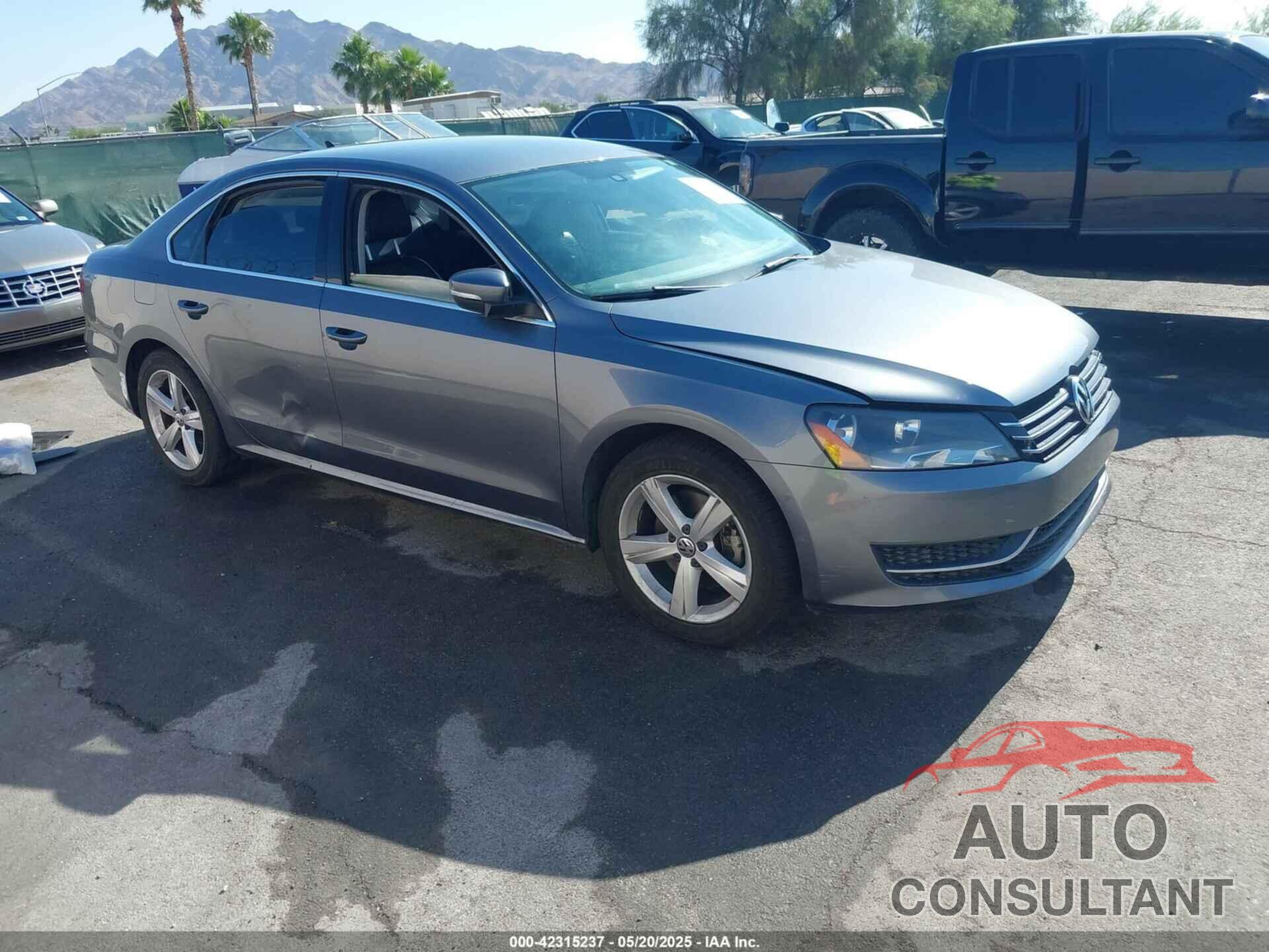 VOLKSWAGEN PASSAT 2013 - 1VWBP7A34DC075453