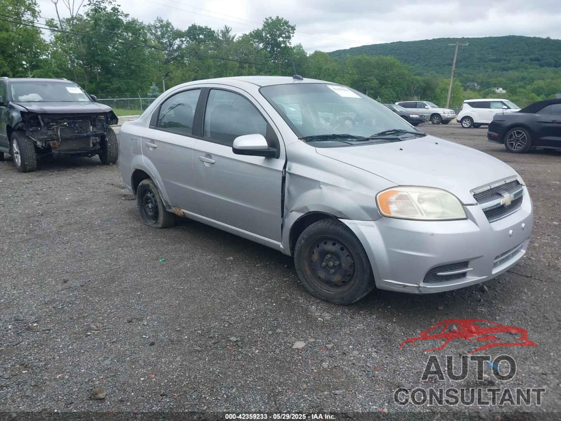 CHEVROLET AVEO 2009 - KL1TD56E39B643484