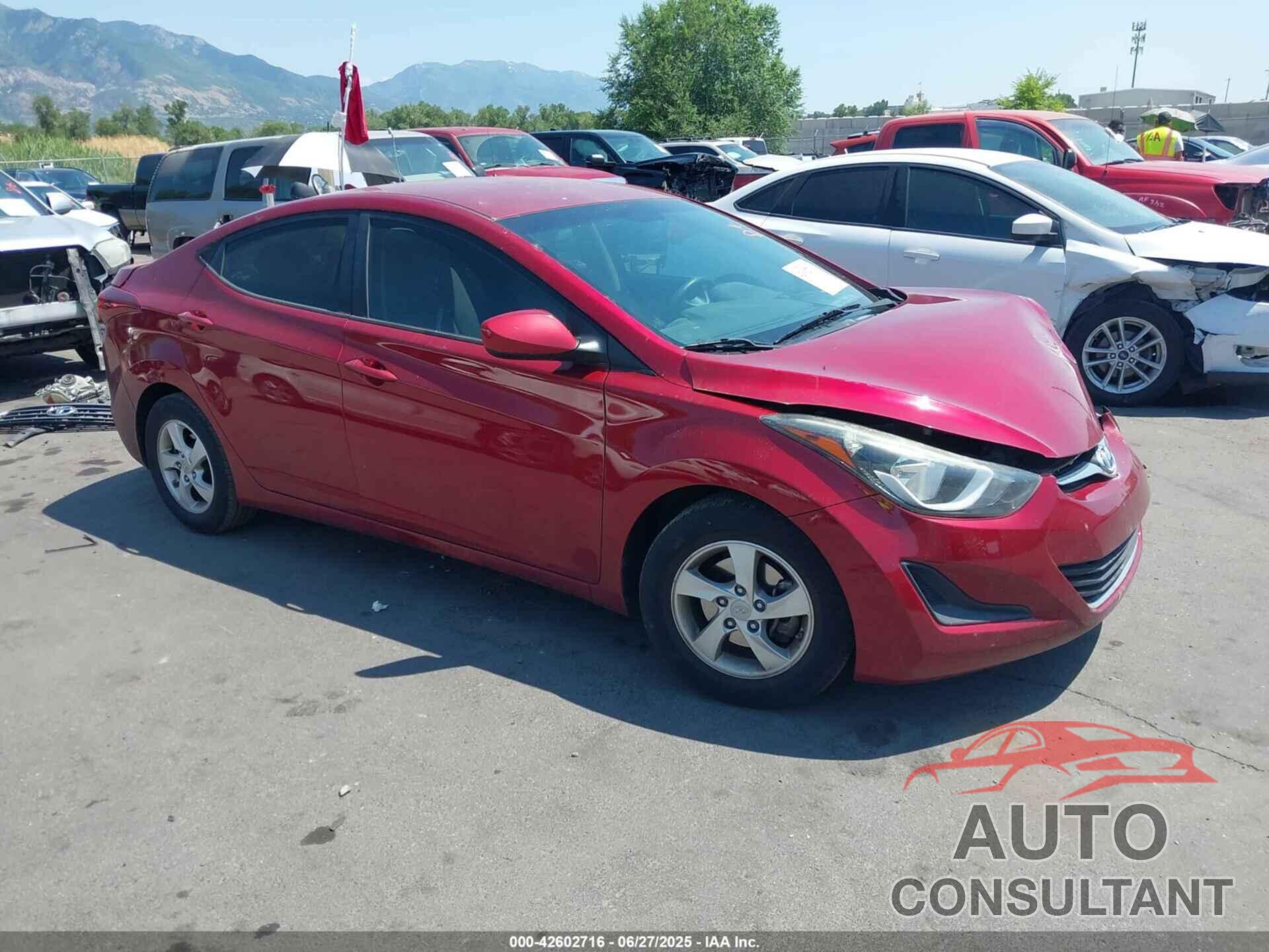 HYUNDAI ELANTRA 2014 - 5NPDH4AE1EH469958