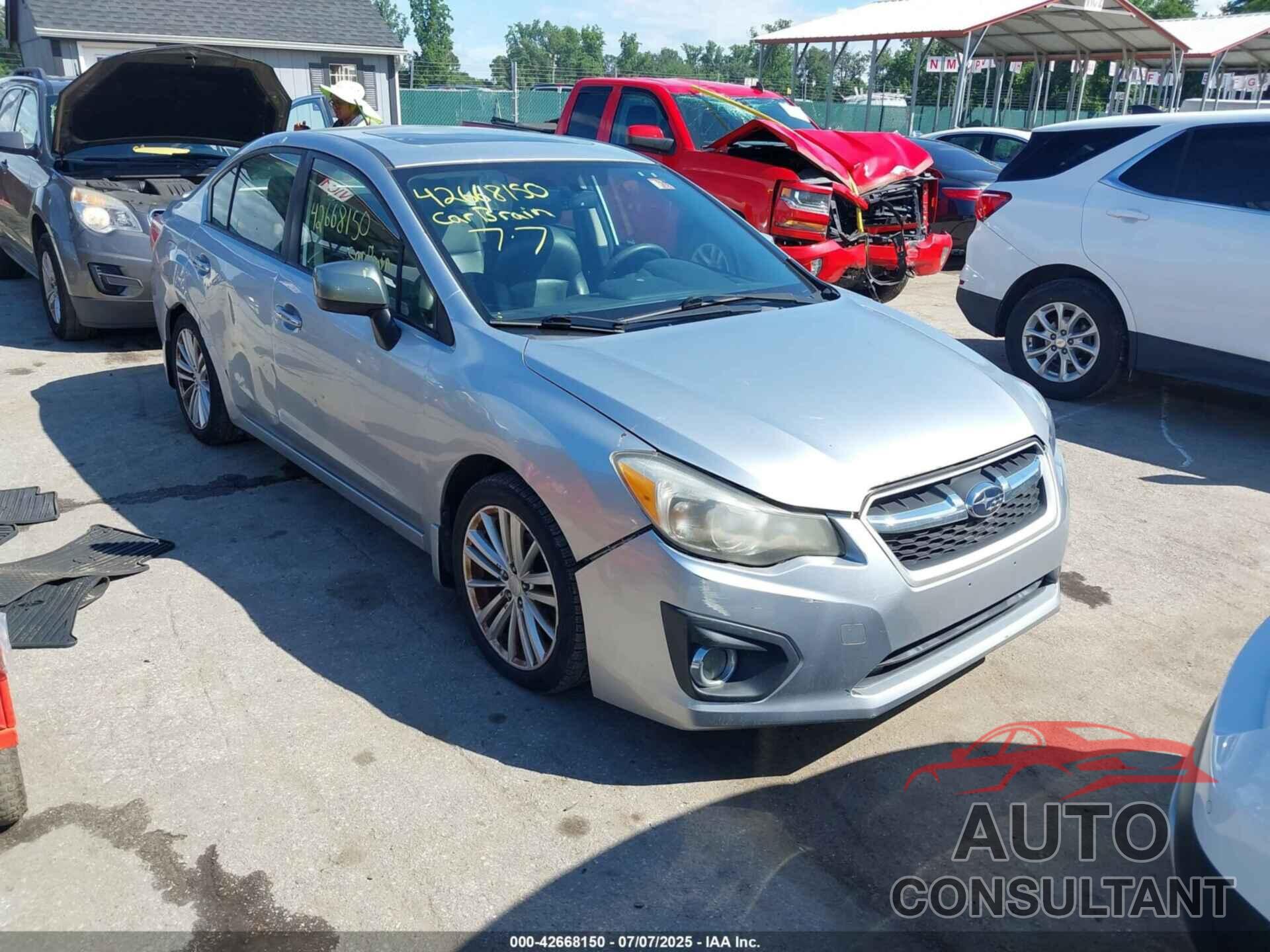 SUBARU IMPREZA 2012 - JF1GJAH63CH018627