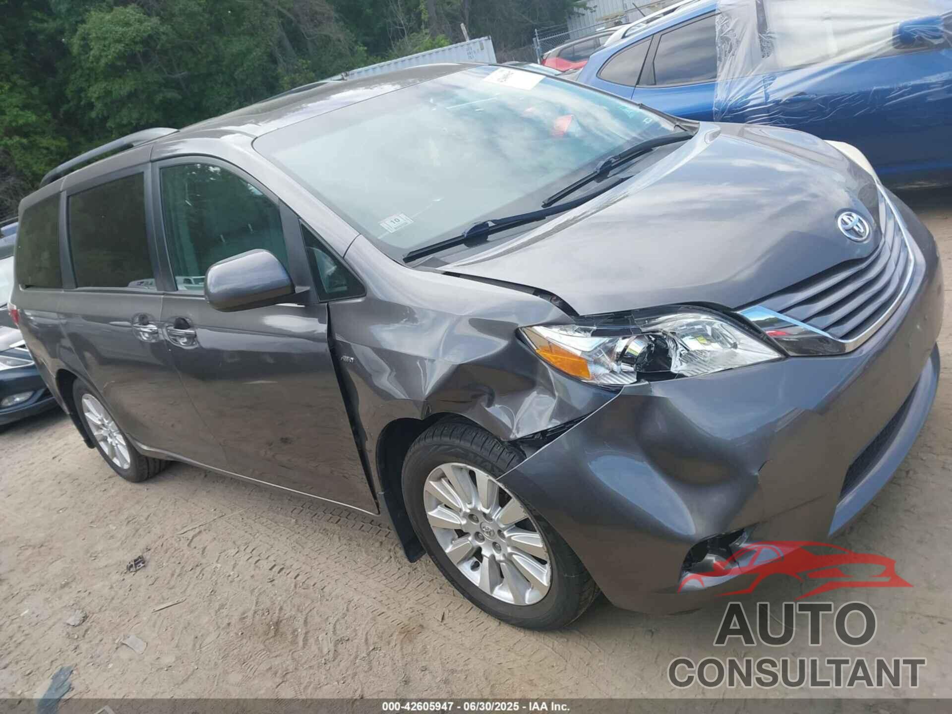 TOYOTA SIENNA 2017 - 5TDDZ3DC6HS150071
