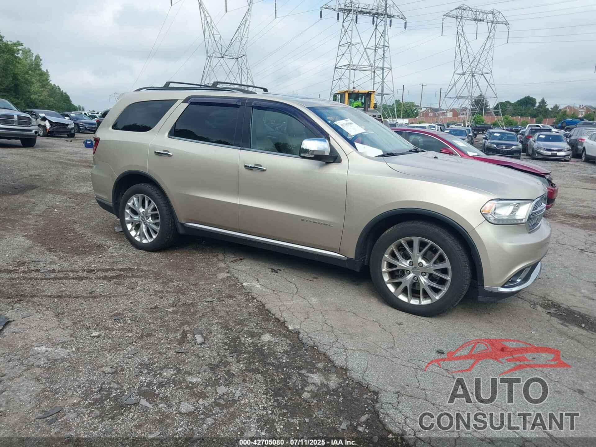 DODGE DURANGO 2015 - 1C4SDHET1FC702219