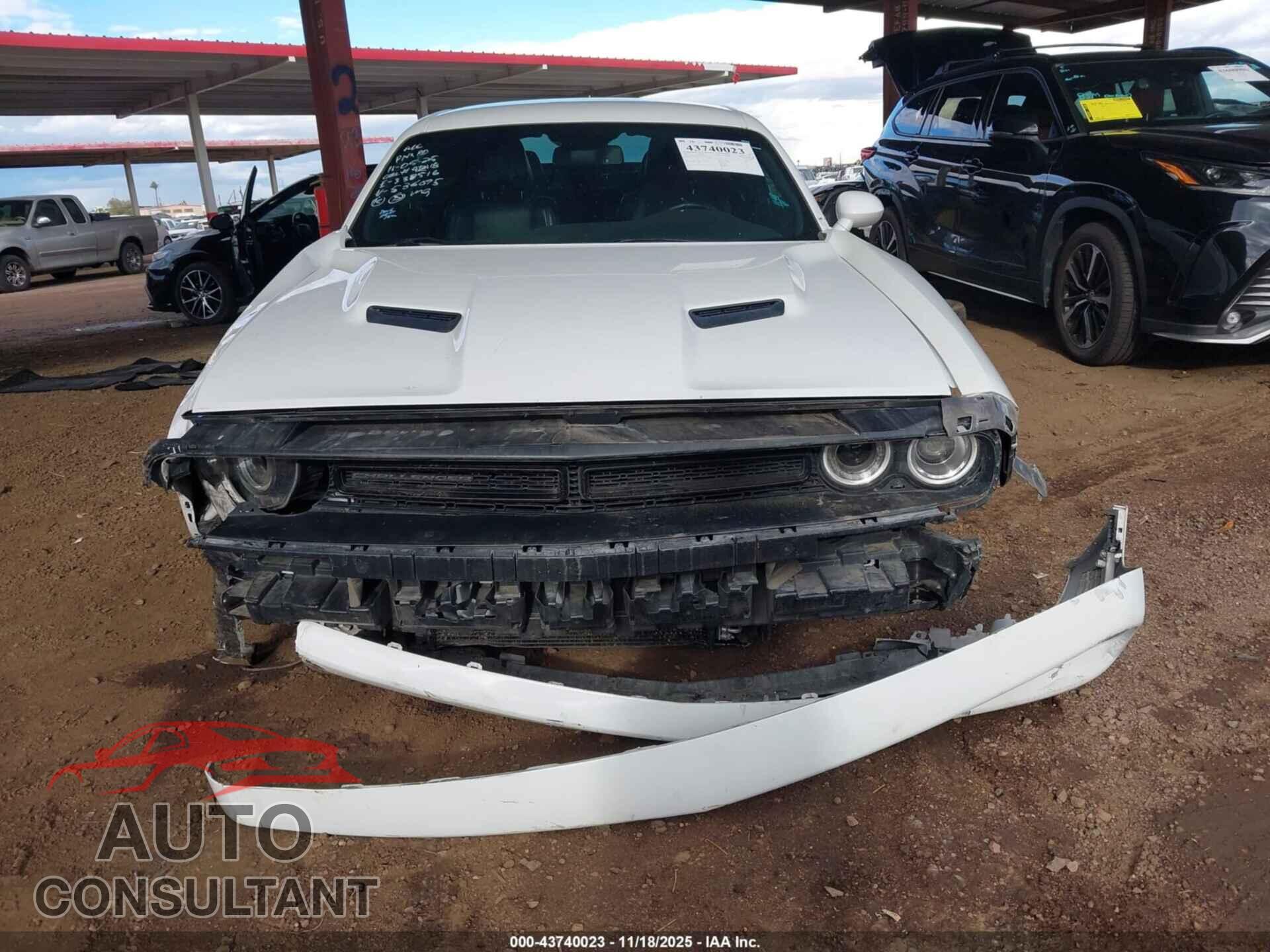 DODGE CHALLENGER 2017 - 2C3CDZAG1HH536095