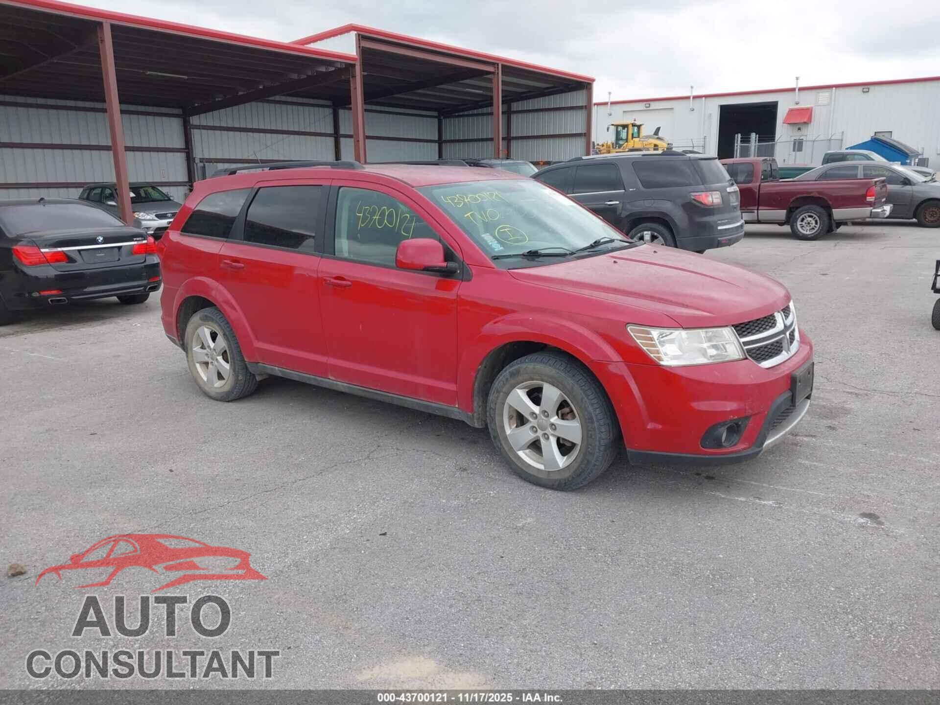 DODGE JOURNEY 2012 - 3C4PDDBG2CT244096