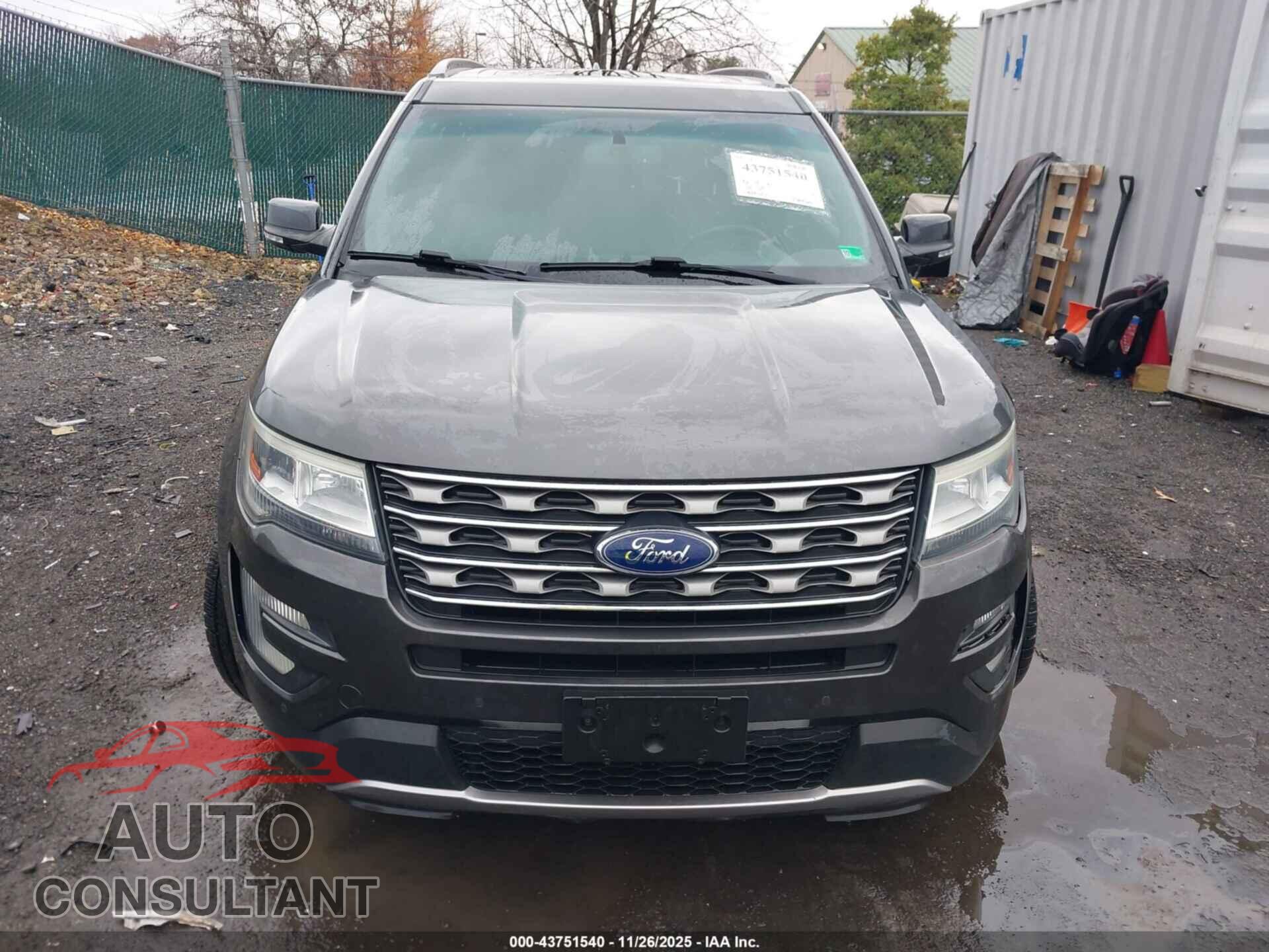 FORD EXPLORER 2016 - 1FM5K8D81GGB38934