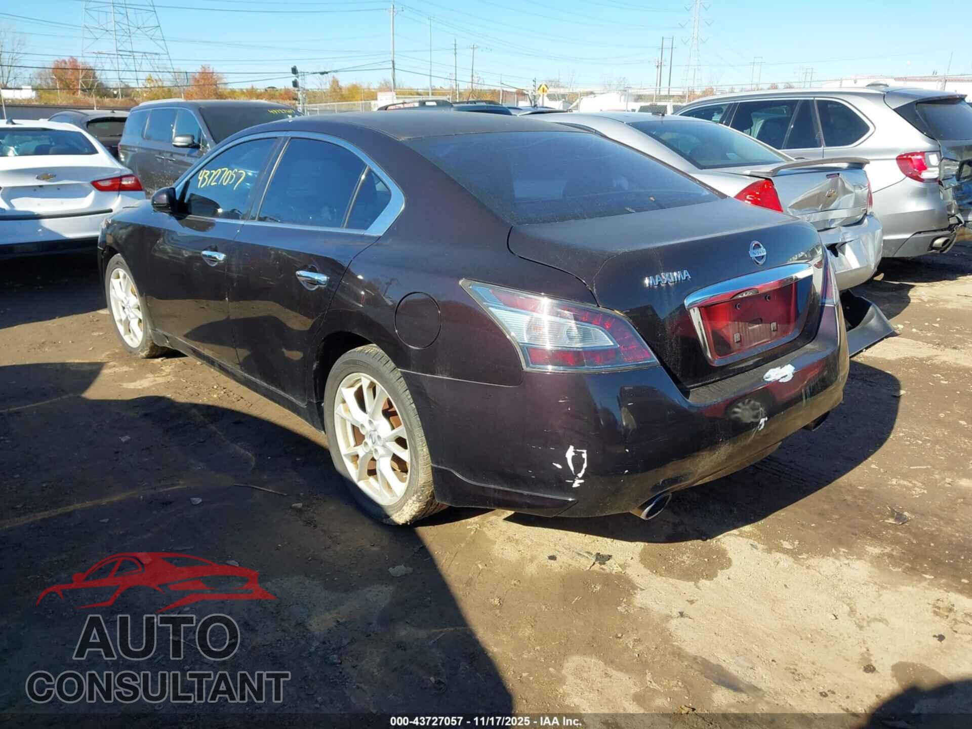 NISSAN MAXIMA 2012 - 1N4AA5AP2CC804514
