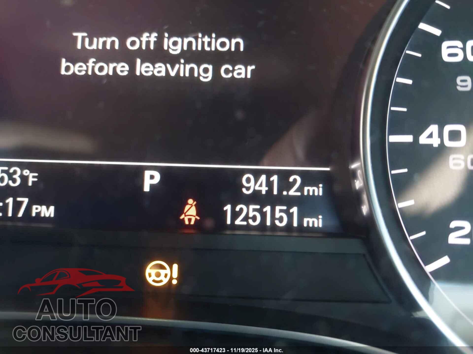 AUDI A6 2015 - WAUGFAFC2FN009103