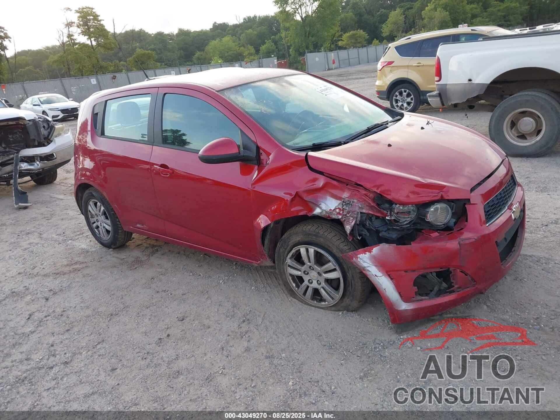 CHEVROLET SONIC 2012 - 1G1JA6SH3C4120288