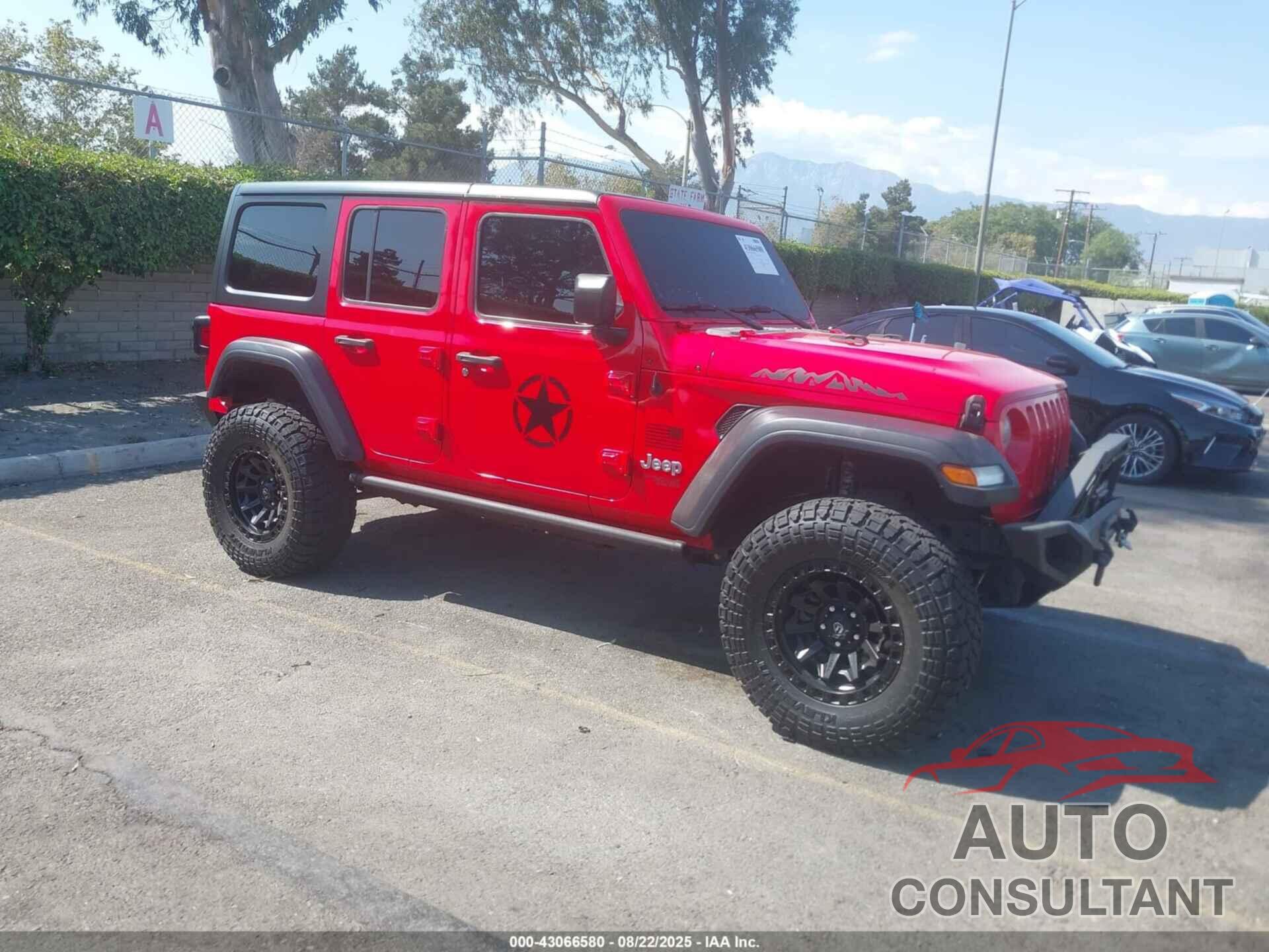 JEEP WRANGLER UNLIMITED 2019 - 1C4HJXDG5KW526754