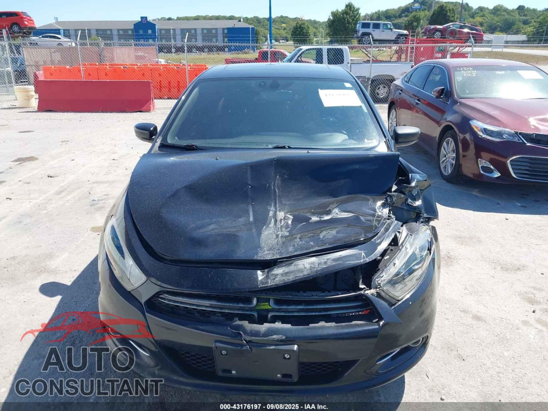 DODGE DART 2015 - 1C3CDFEBXFD345413