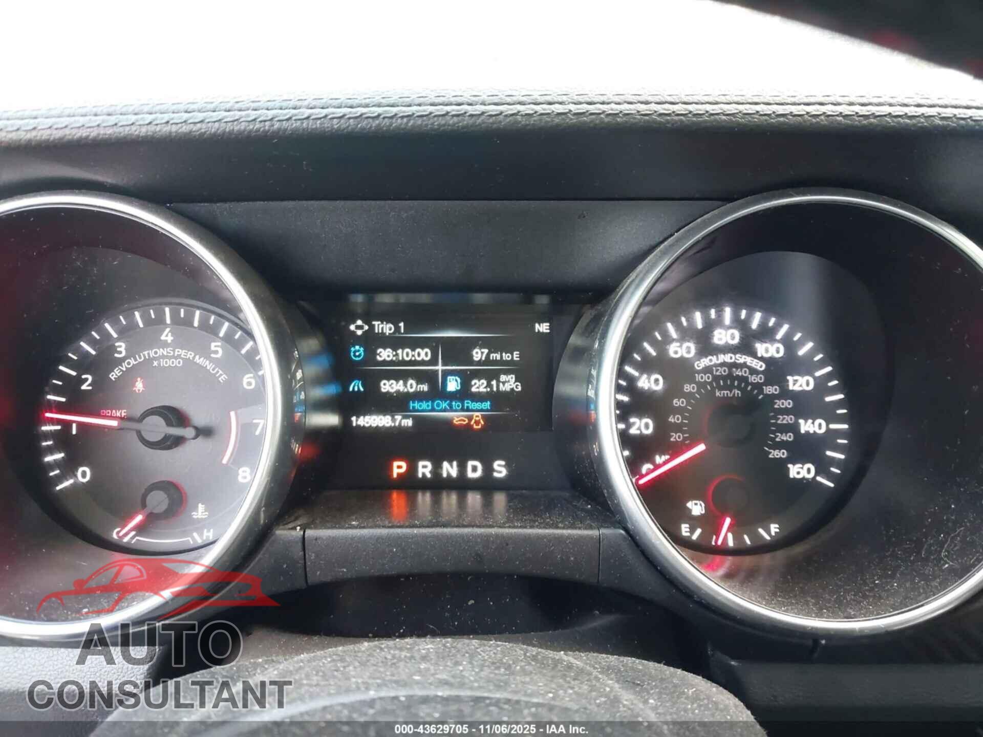 FORD MUSTANG 2018 - 1FA6P8TH7J5129255