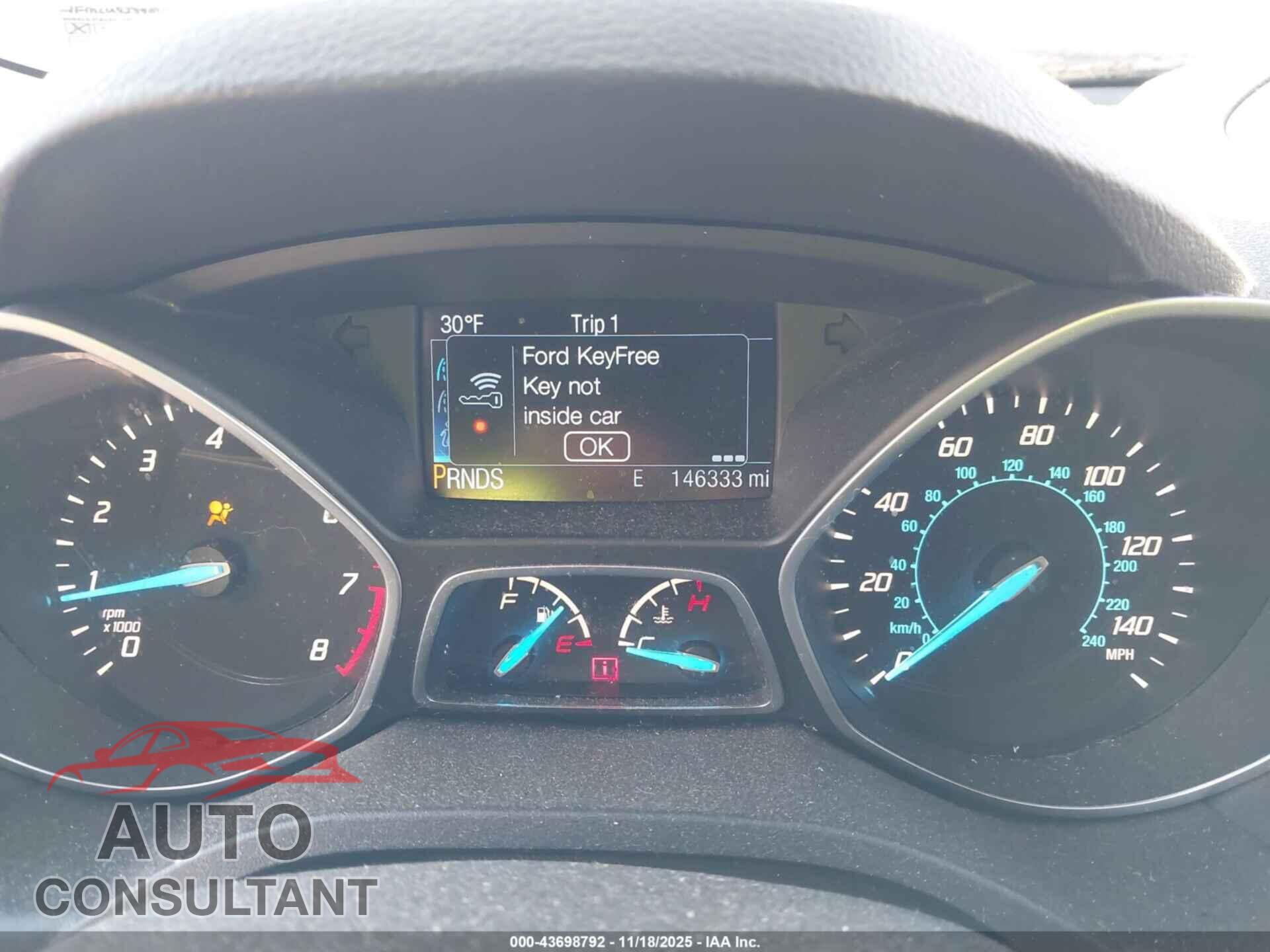 FORD ESCAPE 2014 - 1FMCU9J99EUD13529