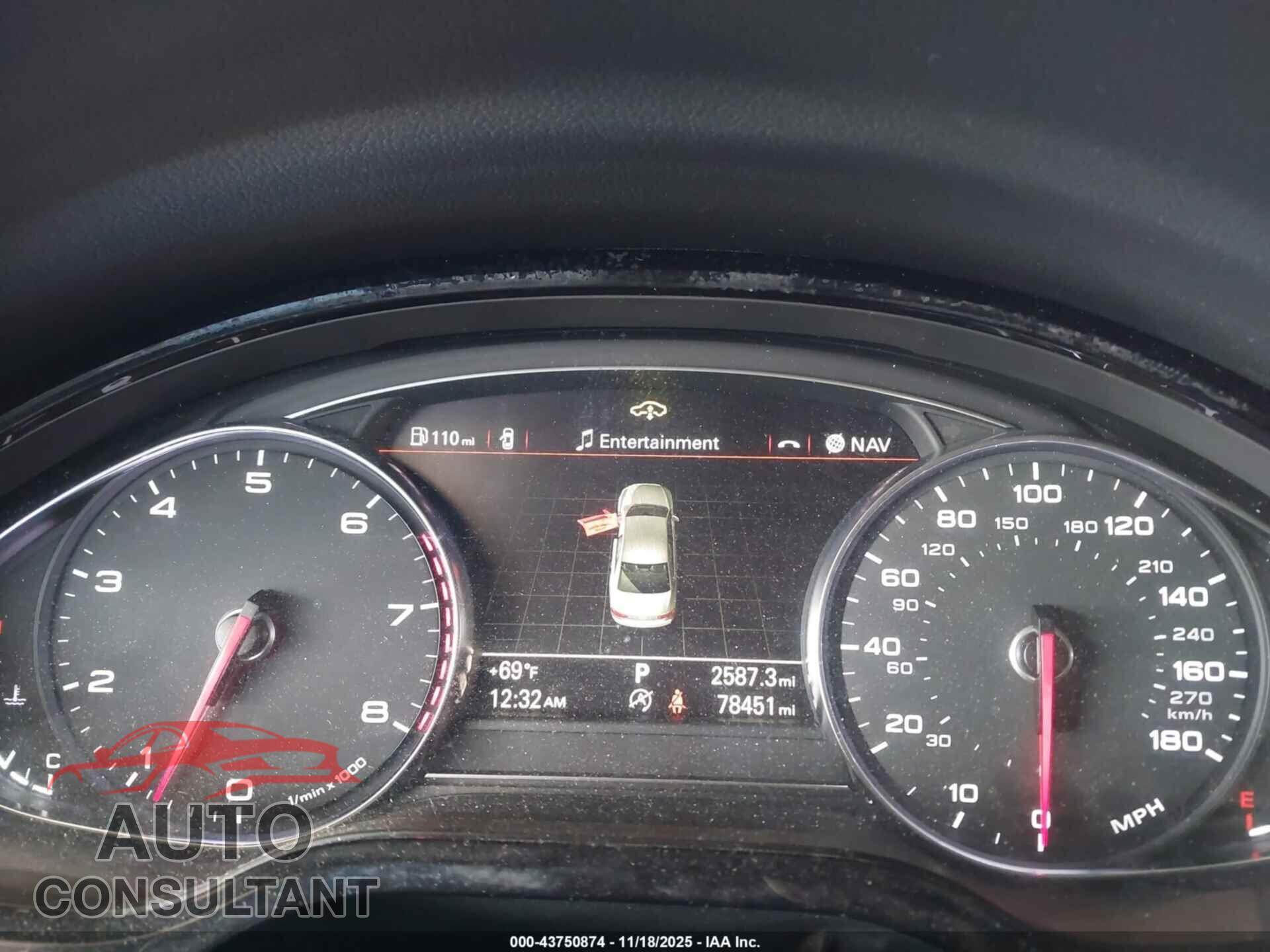 AUDI A8 L 2013 - WAURGAFD3DN009641