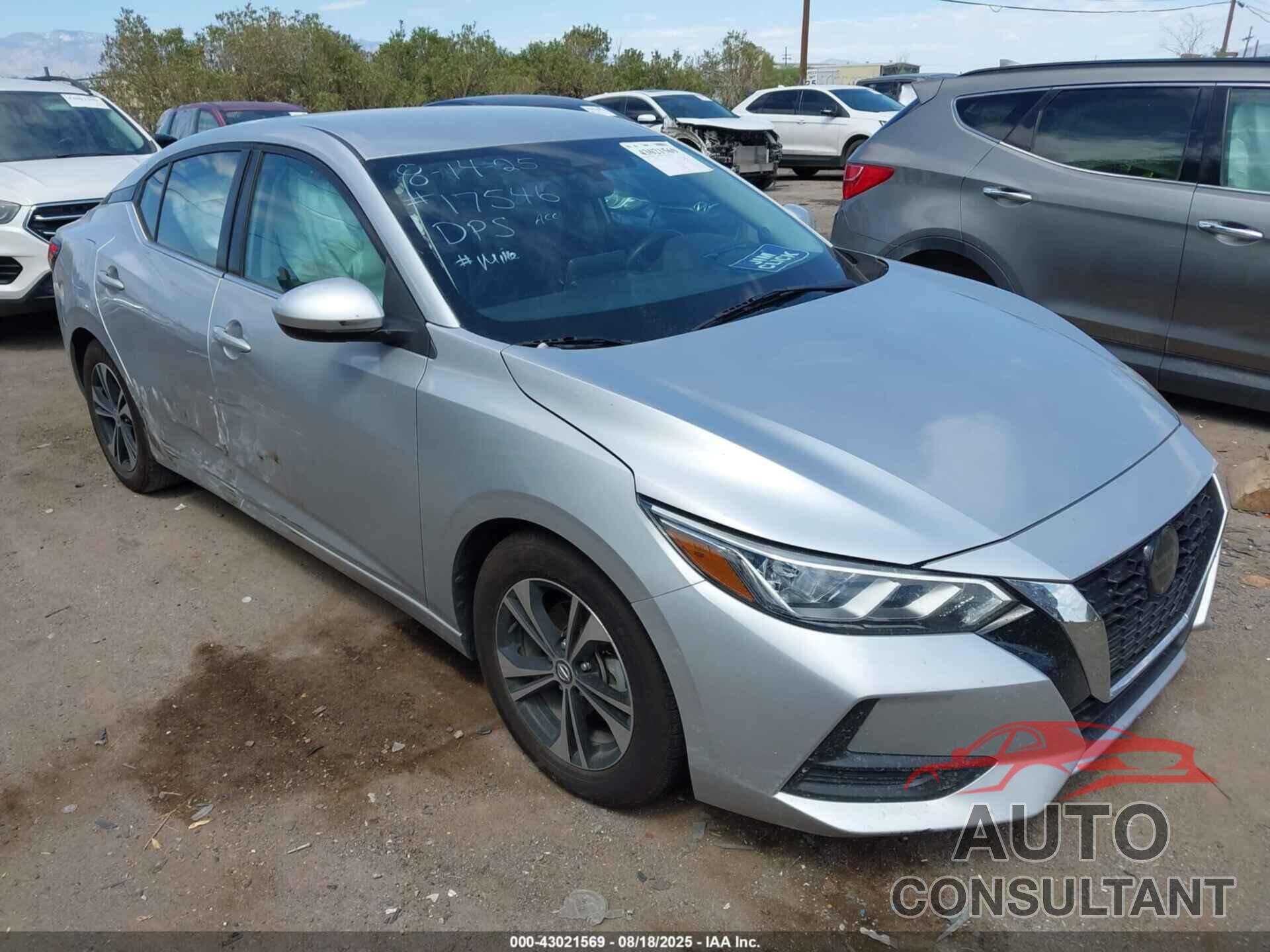 NISSAN SENTRA 2021 - 3N1AB8CV6MY259515