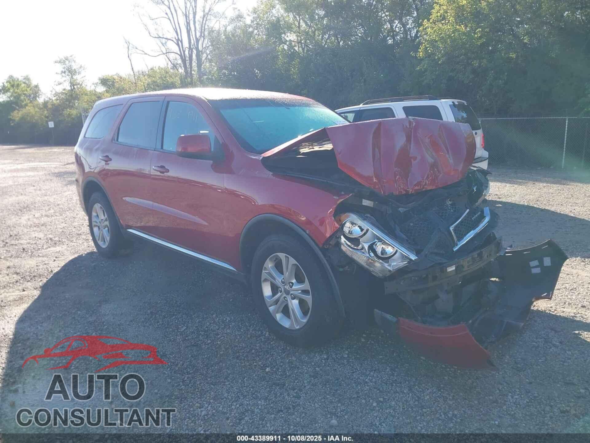 DODGE DURANGO 2011 - 1D4RE2GG9BC654233