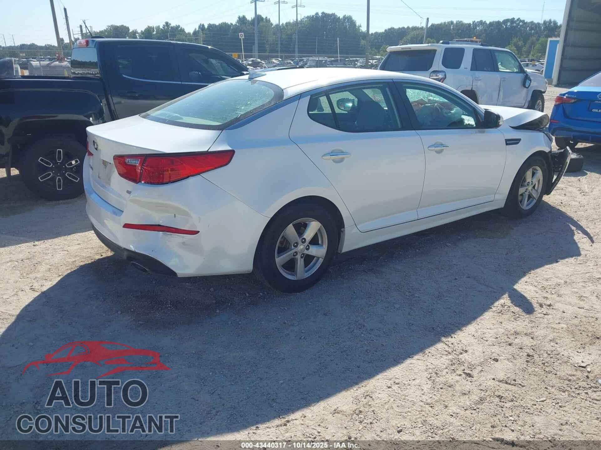 KIA OPTIMA 2015 - KNAGM4A78F5594190