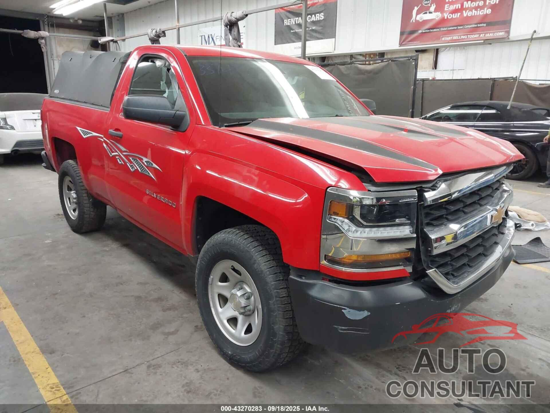 CHEVROLET SILVERADO 1500 2018 - 1GCNCNEH5JZ371368