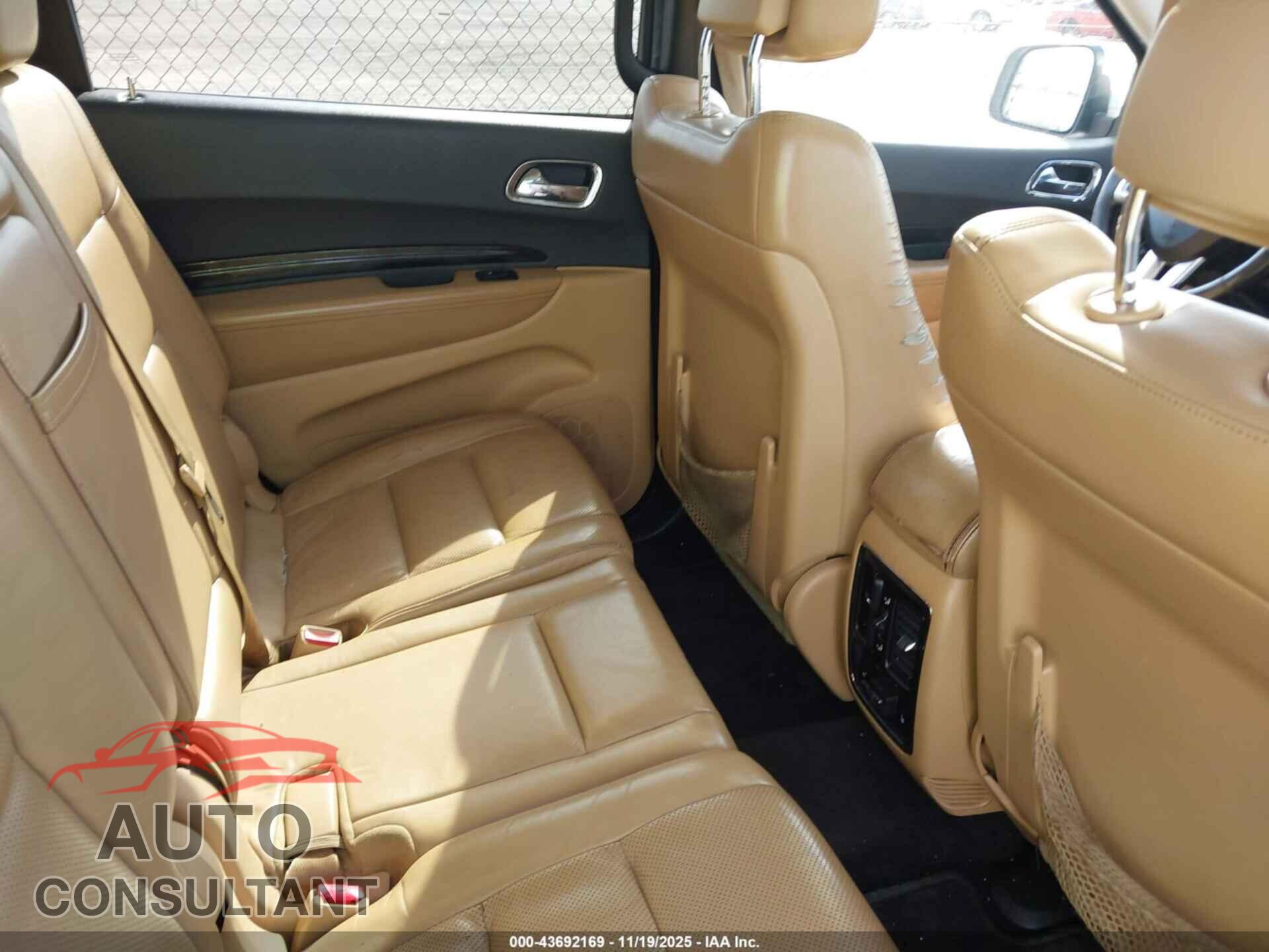 DODGE DURANGO 2011 - 1D4RD5GG3BC694991