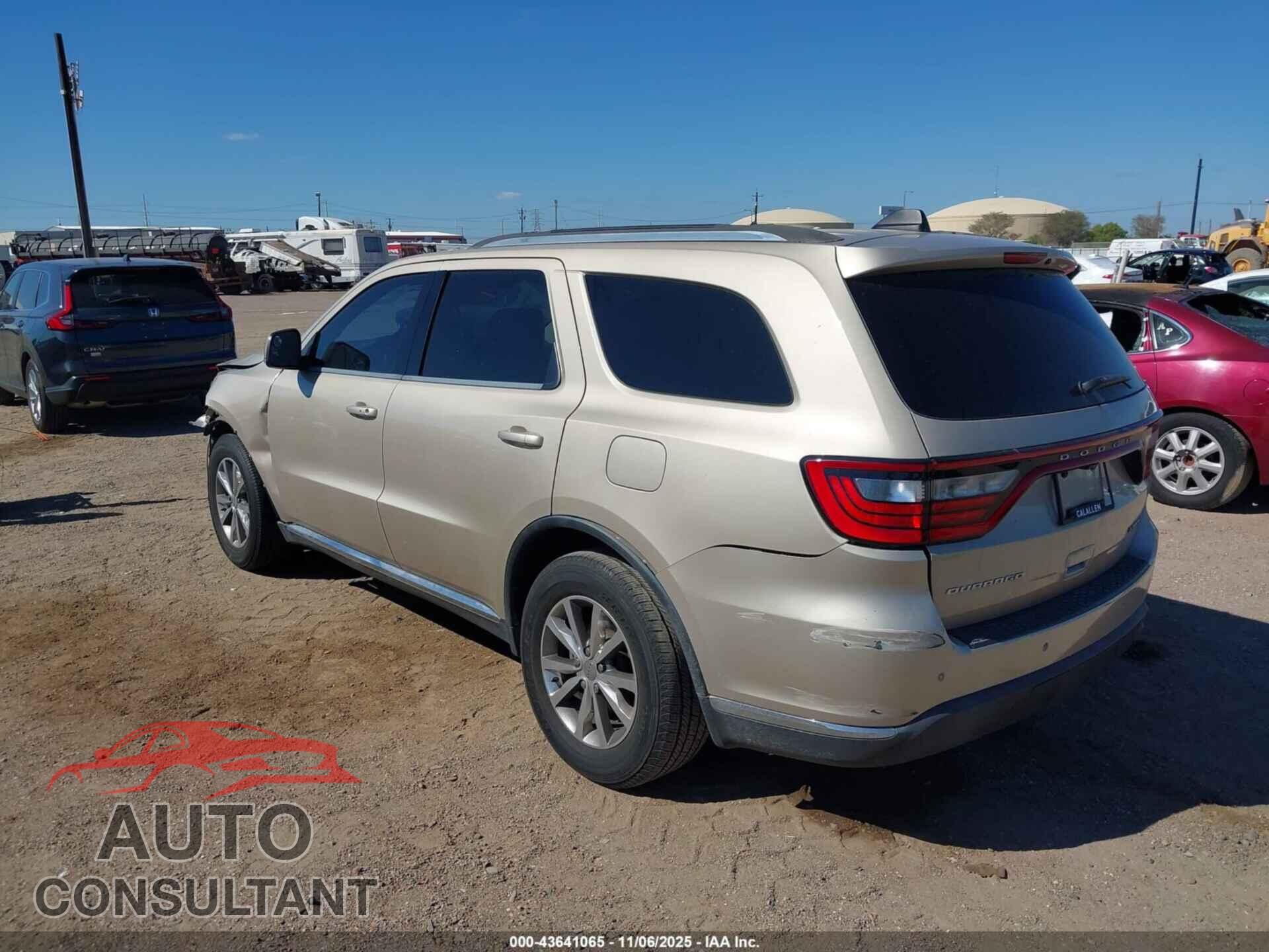 DODGE DURANGO 2015 - 1C4RDHDG4FC127438