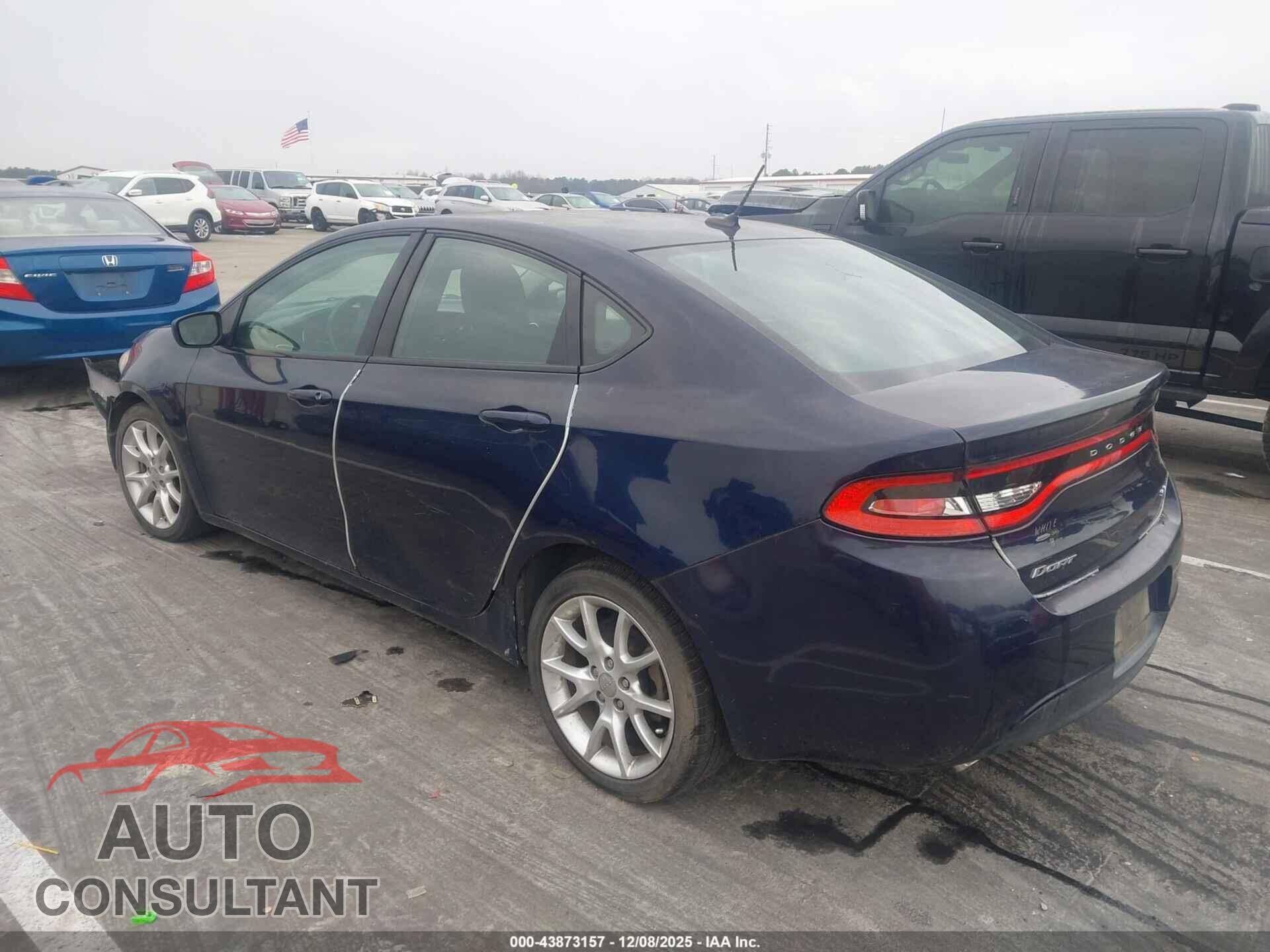 DODGE DART 2013 - 1C3CDFBA7DD201097