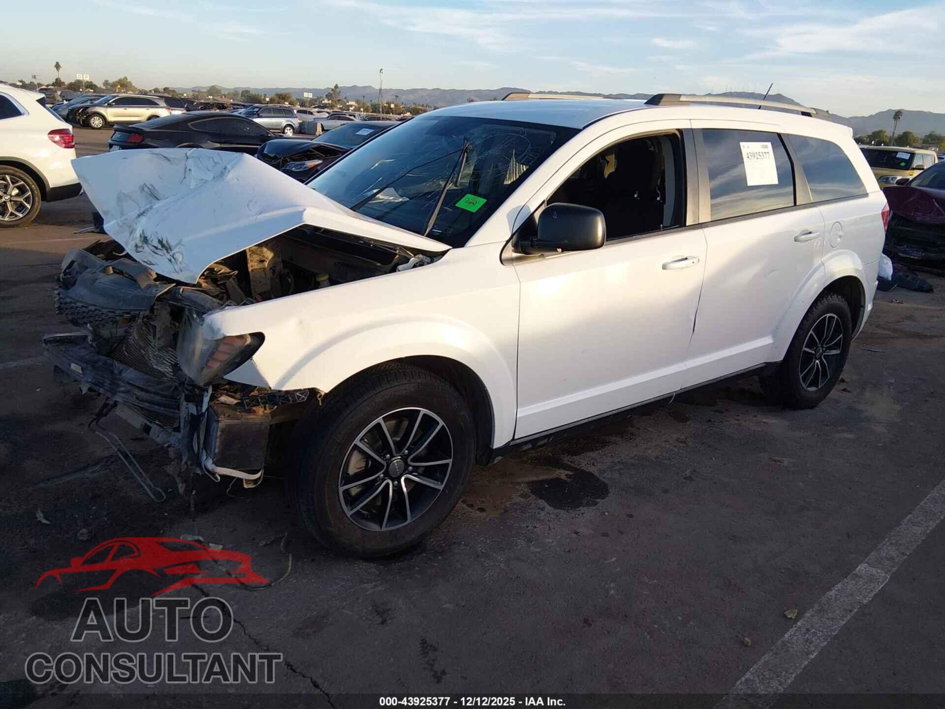 DODGE JOURNEY 2017 - 3C4PDCAB1HT626742
