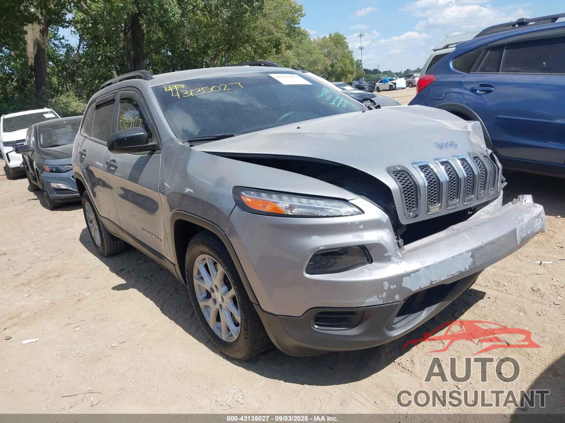JEEP CHEROKEE 2016 - 1C4PJLAB0GW287943