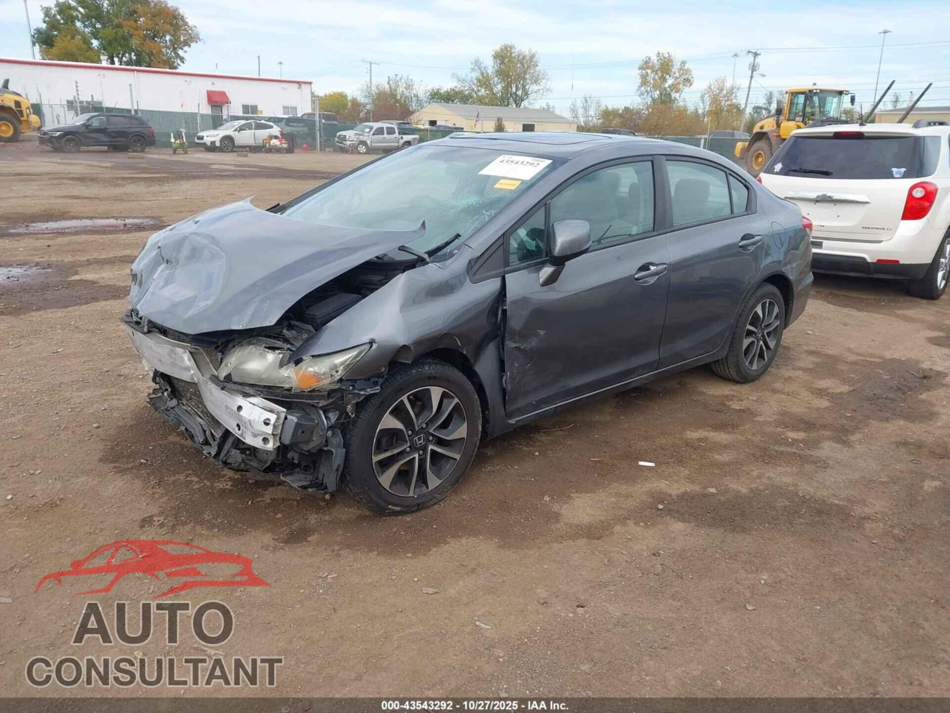 HONDA CIVIC 2013 - 19XFB2F84DE032430