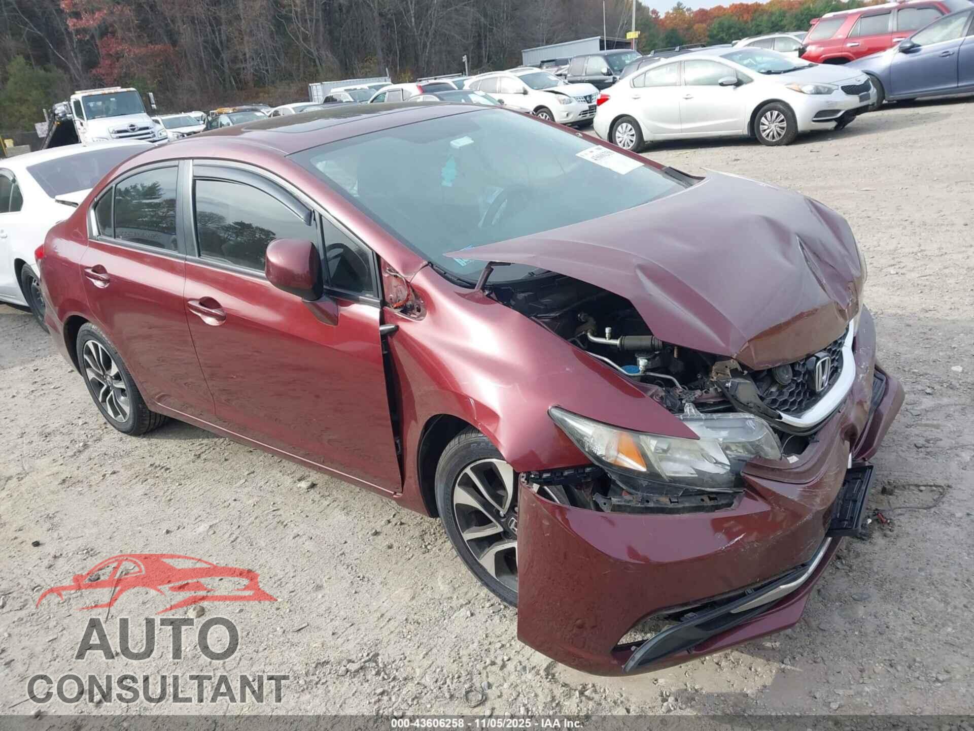 HONDA CIVIC 2013 - 2HGFB2F83DH557677
