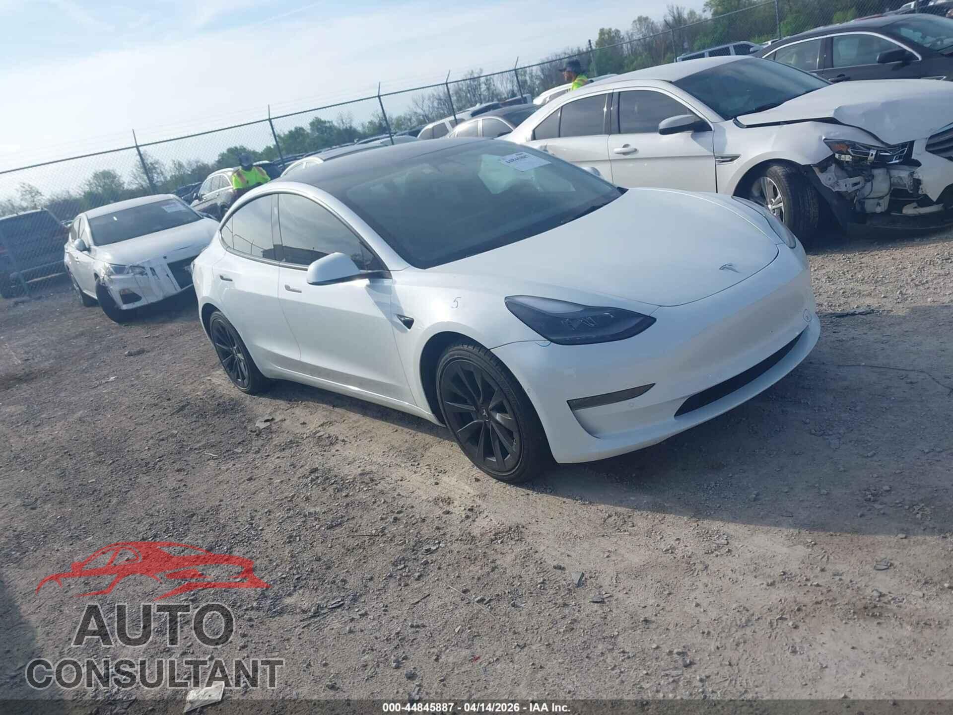 TESLA MODEL 3 2022 - 5YJ3E1EB2NF124567