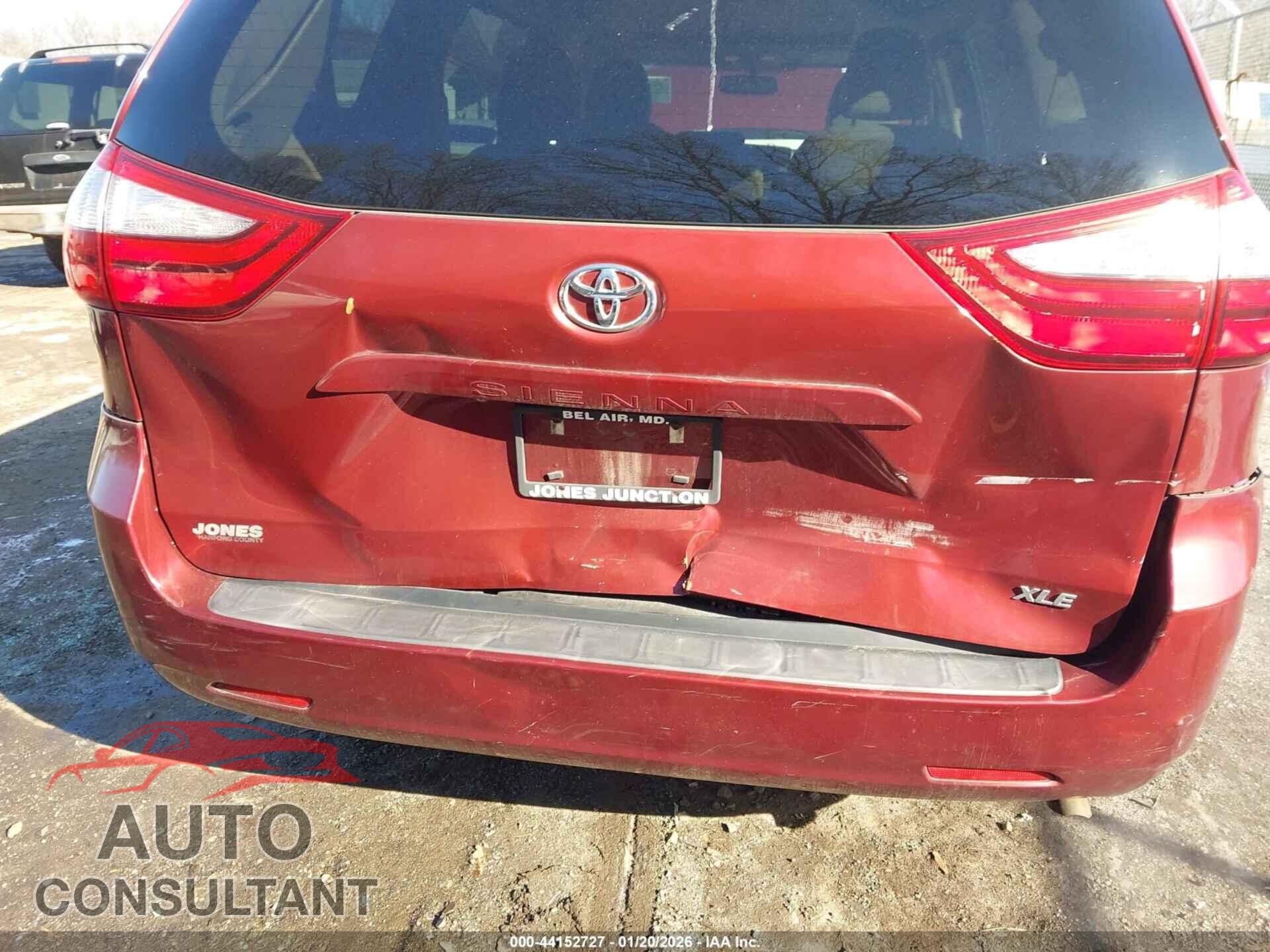 TOYOTA SIENNA 2015 - 5TDYK3DC4FS543473