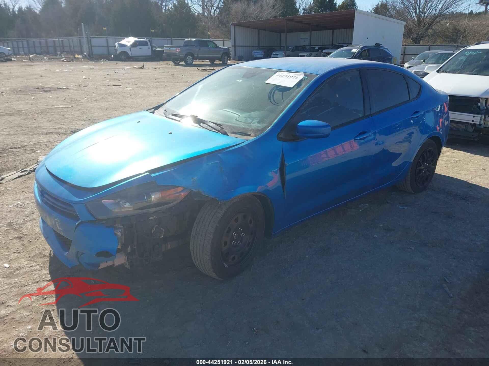 DODGE DART 2015 - 1C3CDFAA2FD405357