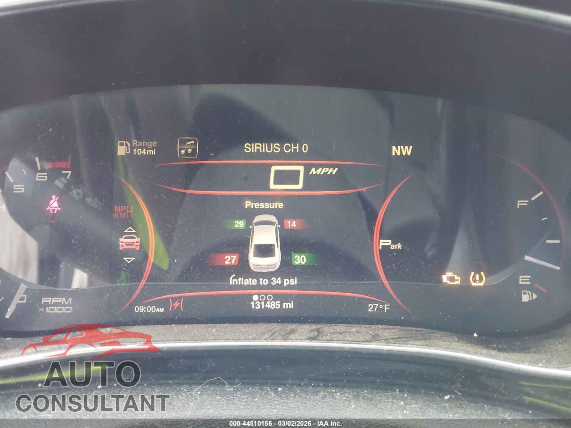 DODGE DART 2013 - 1C3CDFCA4DD711809