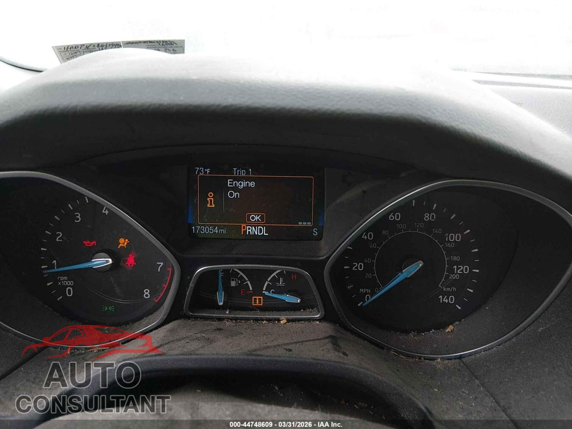 FORD FOCUS 2016 - 1FADP3F28GL354970
