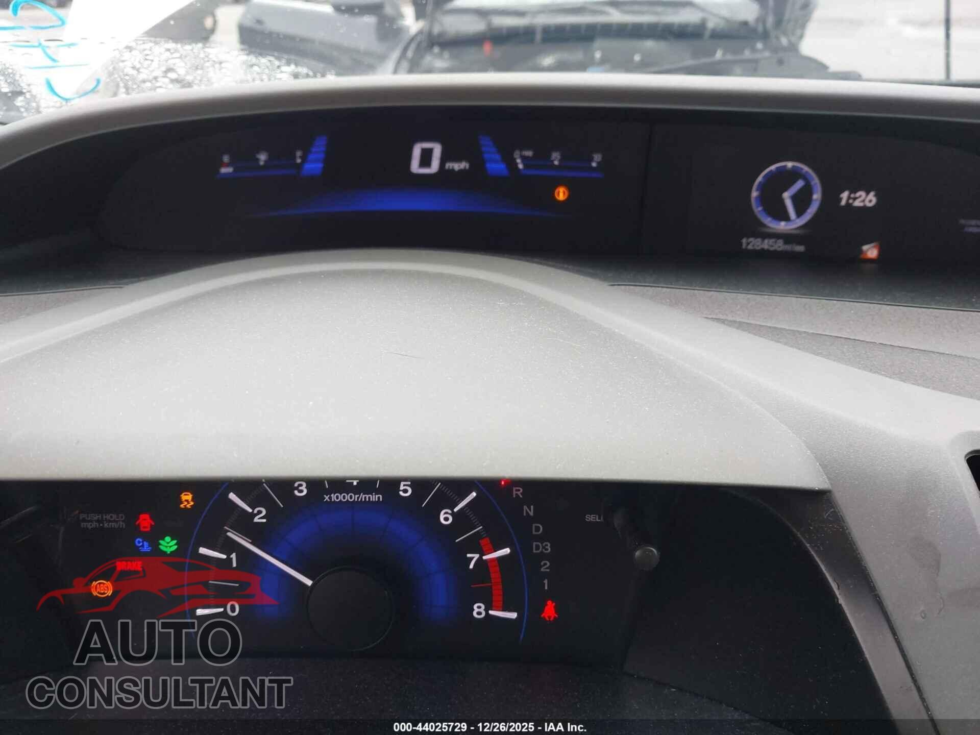 HONDA CIVIC 2012 - 19XFB2F54CE302941