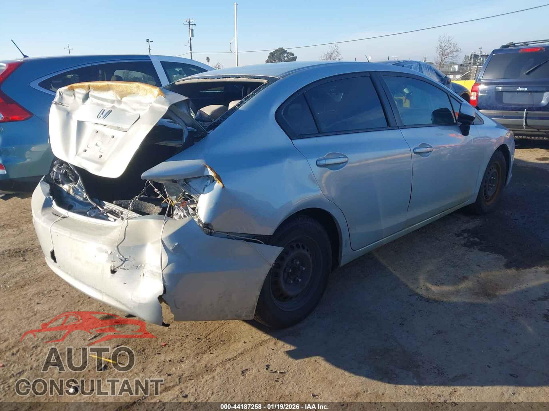 HONDA CIVIC 2012 - 19XFB2F56CE360467