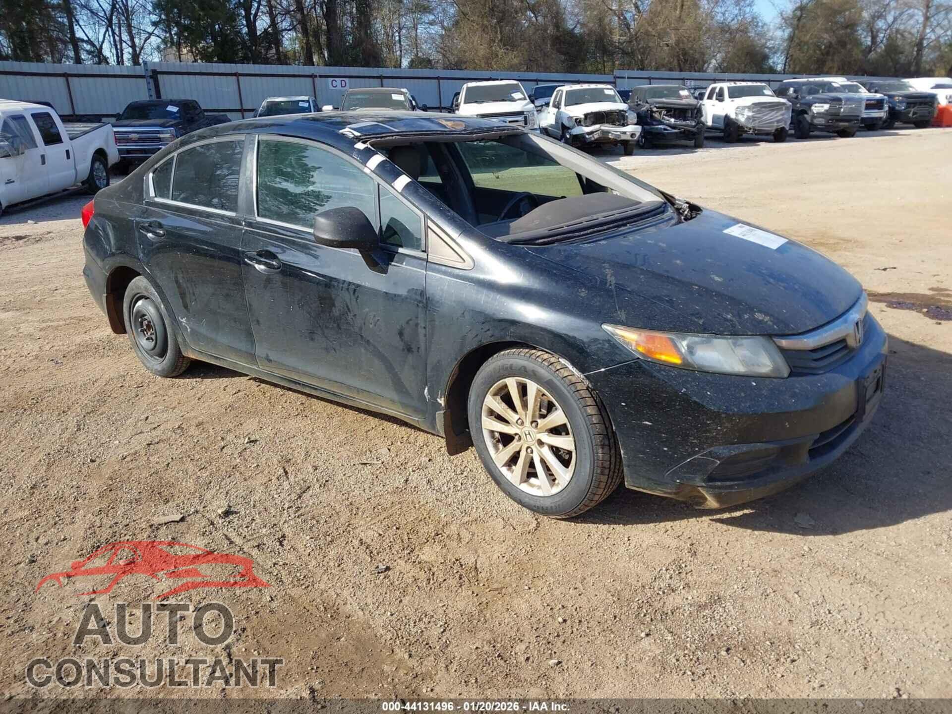 HONDA CIVIC 2012 - 2HGFB2F91CH545907