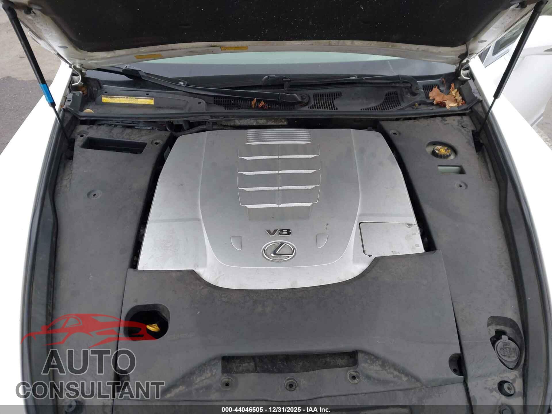 LEXUS LS 460 2012 - JTHGL5EF8C5045404