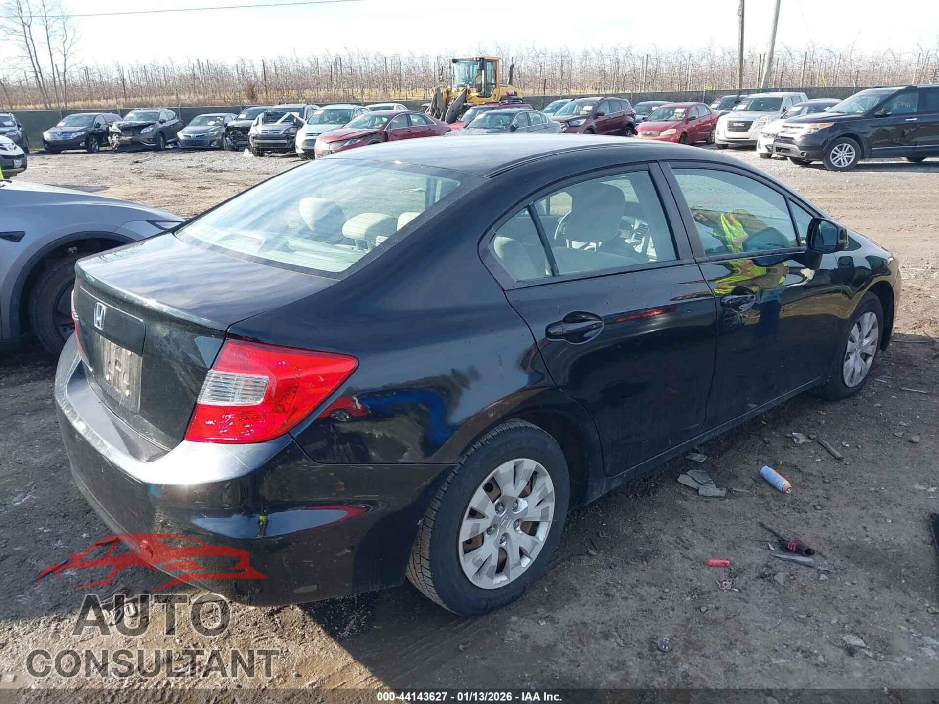 HONDA CIVIC 2012 - 19XFB2F5XCE345969