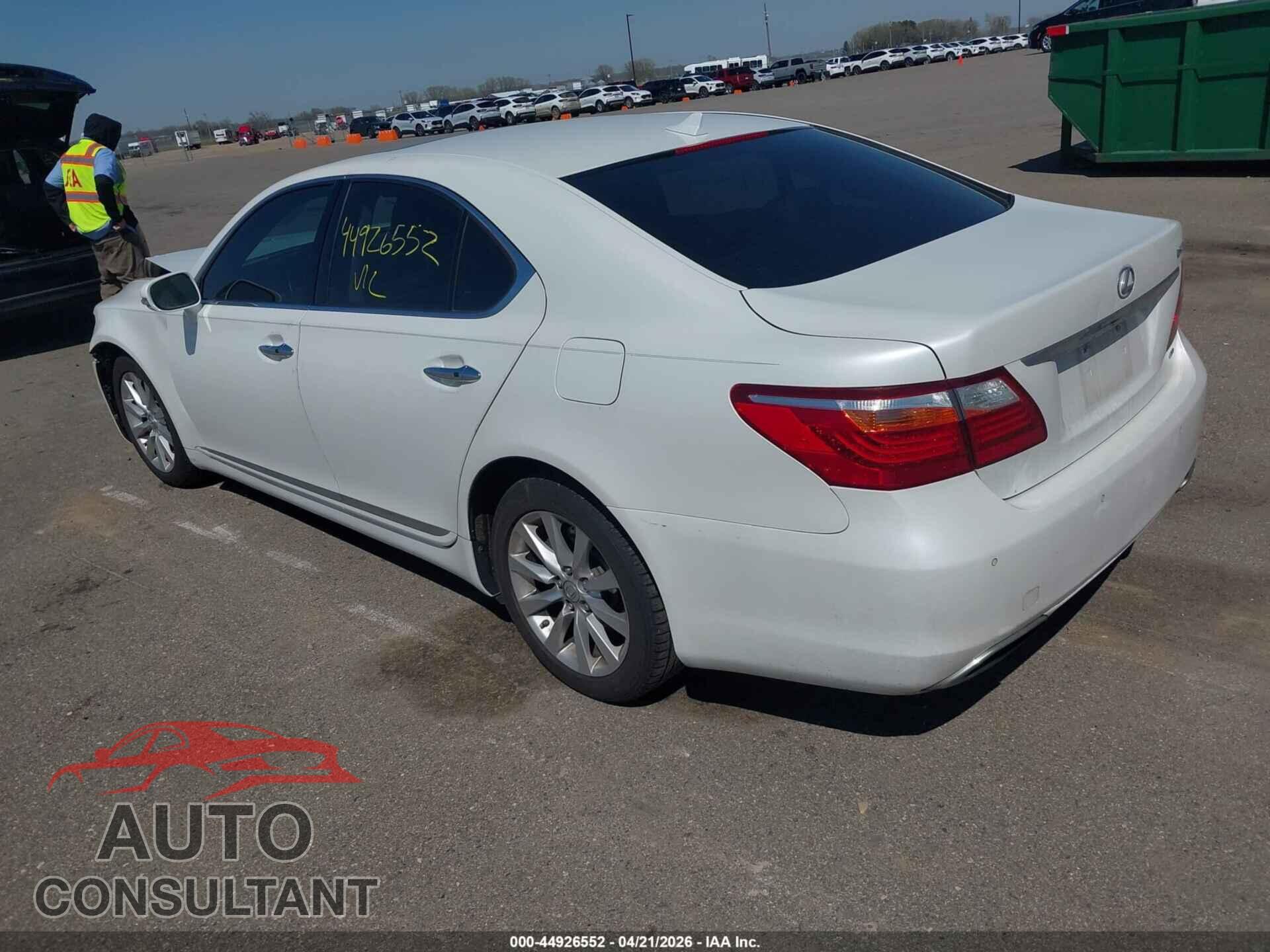 LEXUS LS 460 2011 - JTHCL5EF8B5009208