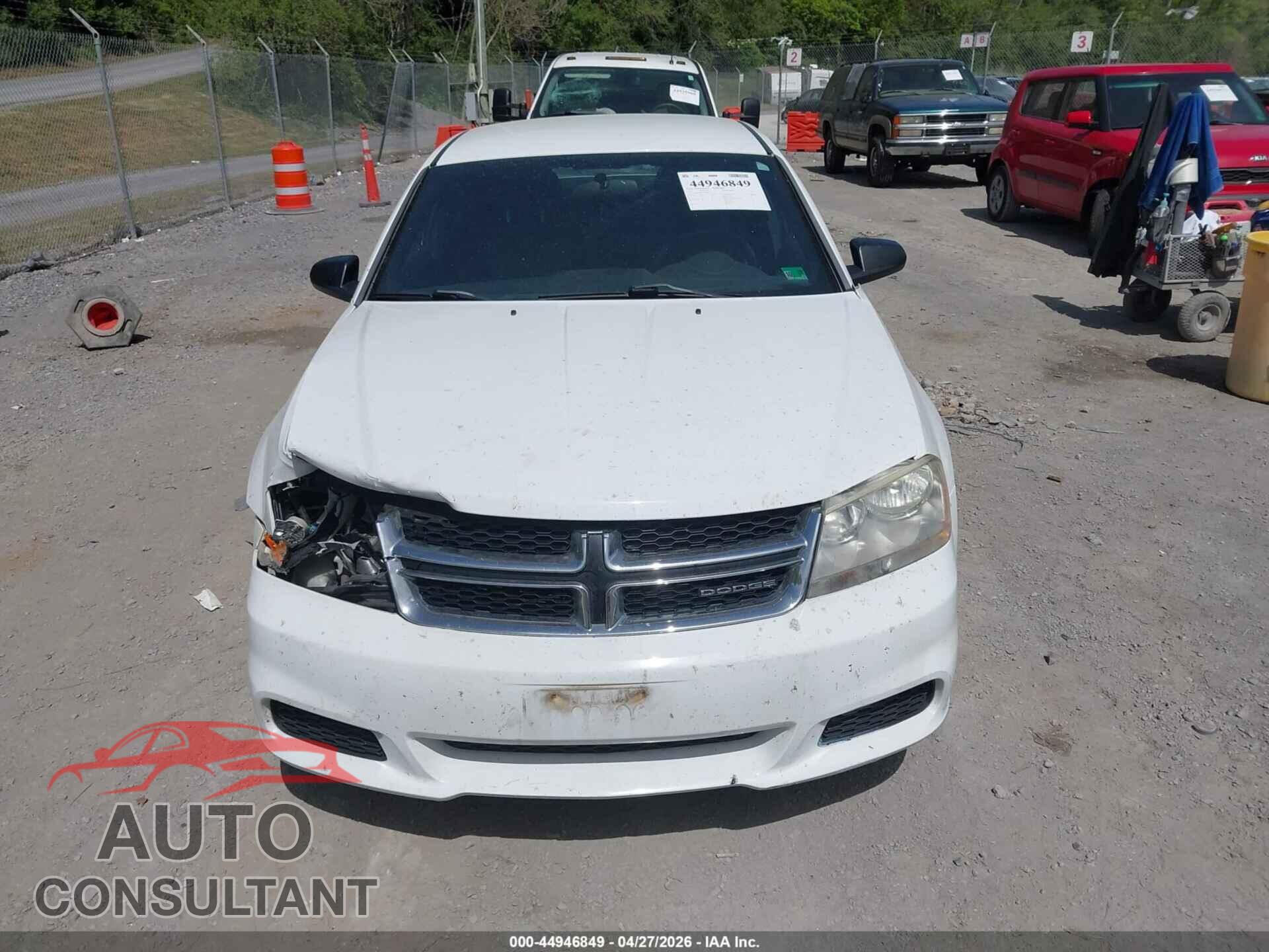 DODGE AVENGER 2011 - 1B3BD4FB9BN588372