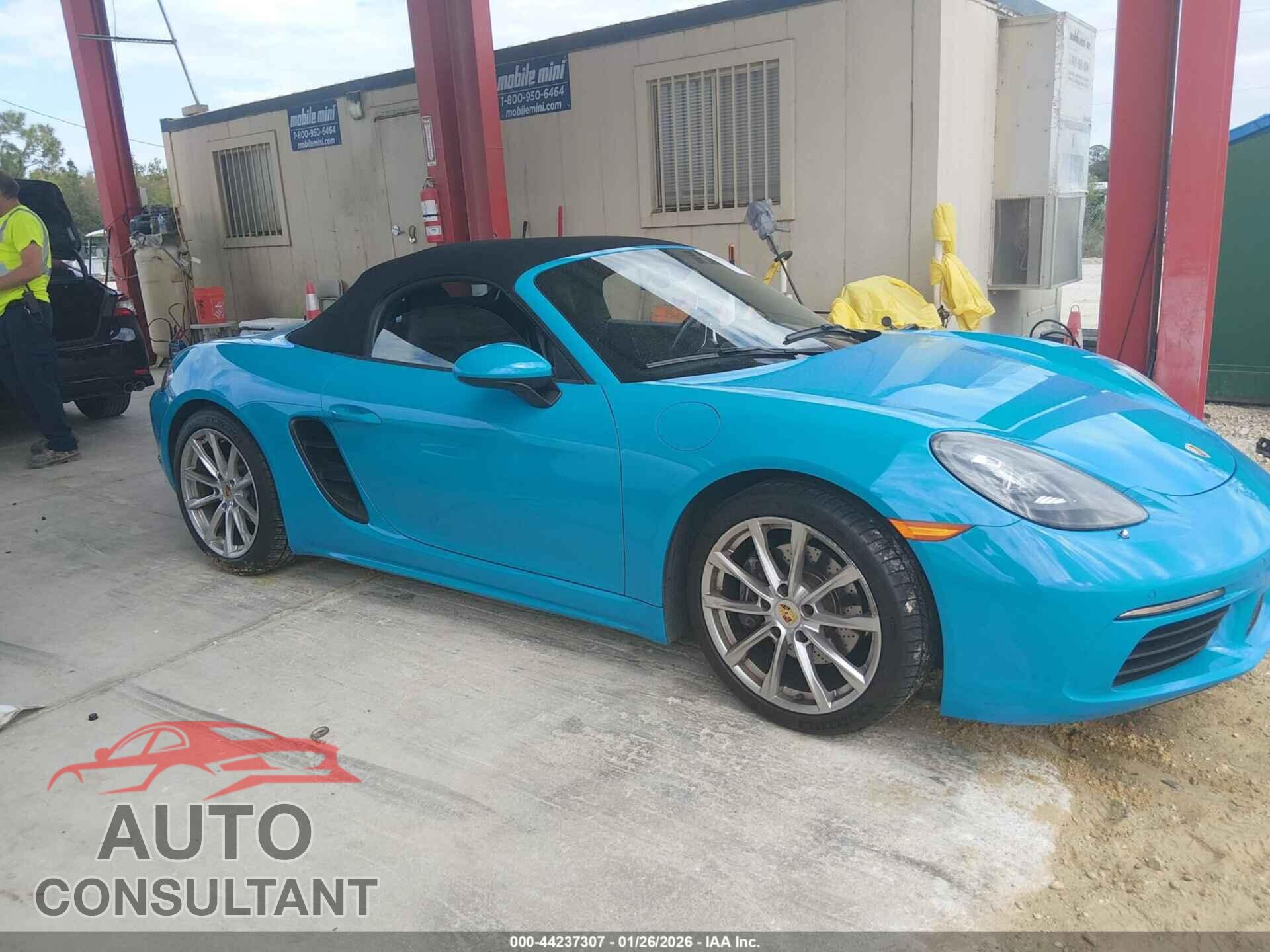 PORSCHE 718 BOXSTER 2017 - WP0CA2A83HS221005