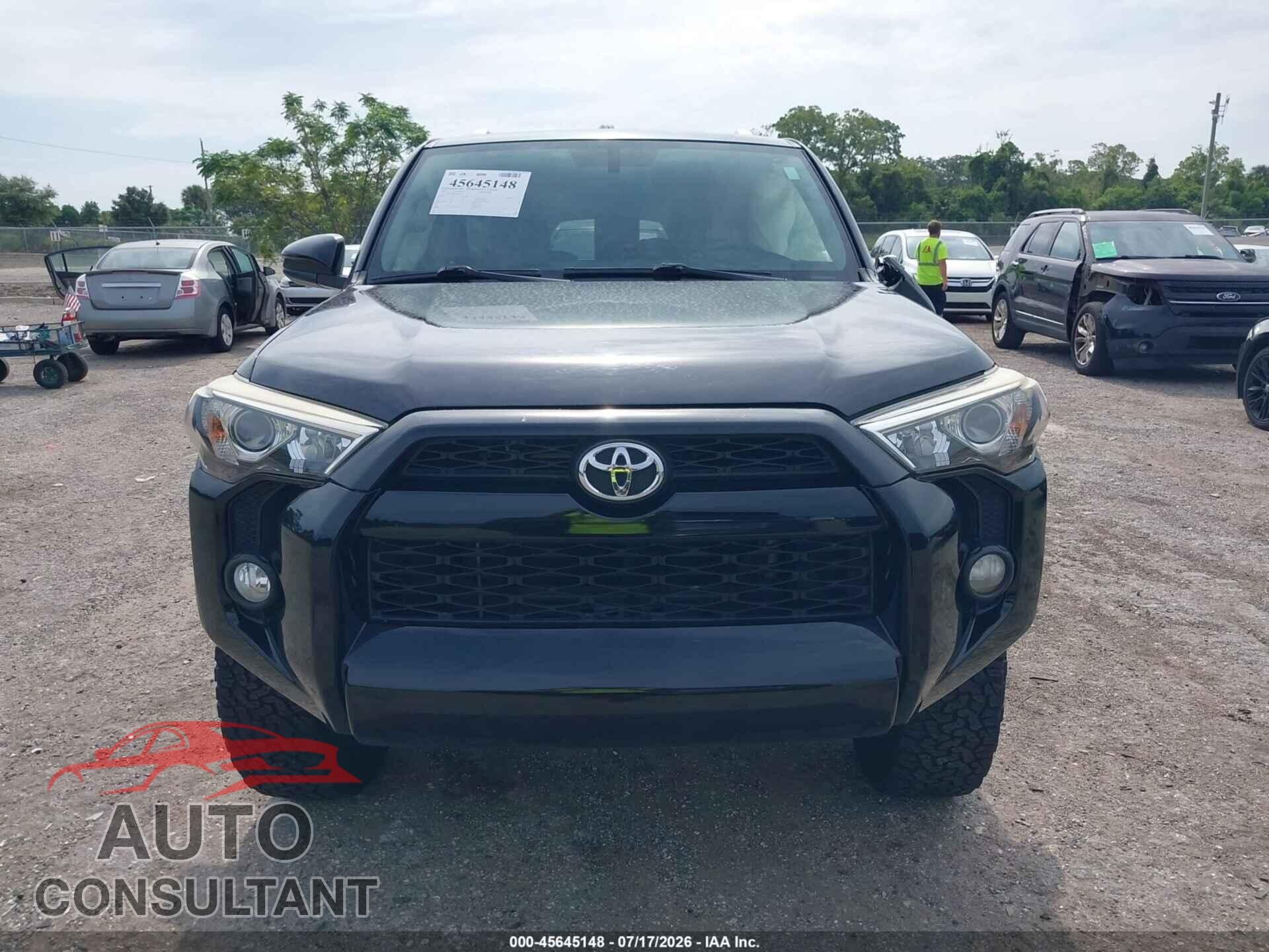 TOYOTA 4RUNNER 2014 - JTEZU5JR9E5073749