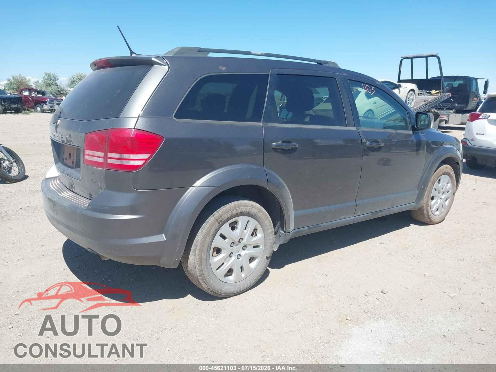 DODGE JOURNEY 2017 - 3C4PDCAB3HT562090