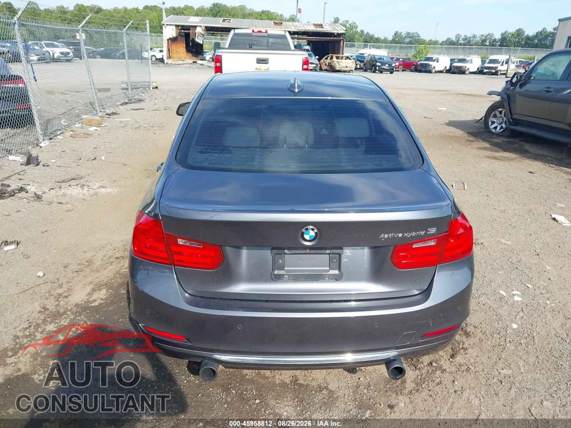 BMW ACTIVEHYBRID 3 2013 - WBA3F9C56DF145261