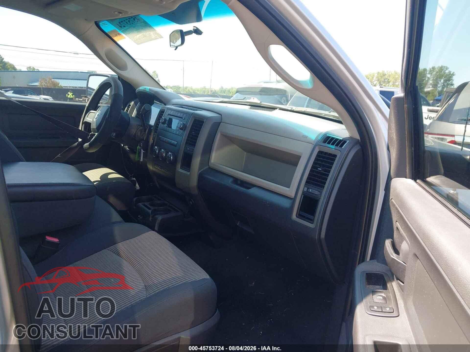 DODGE RAM 1500 2010 - 1D7RB1GP8AS179541