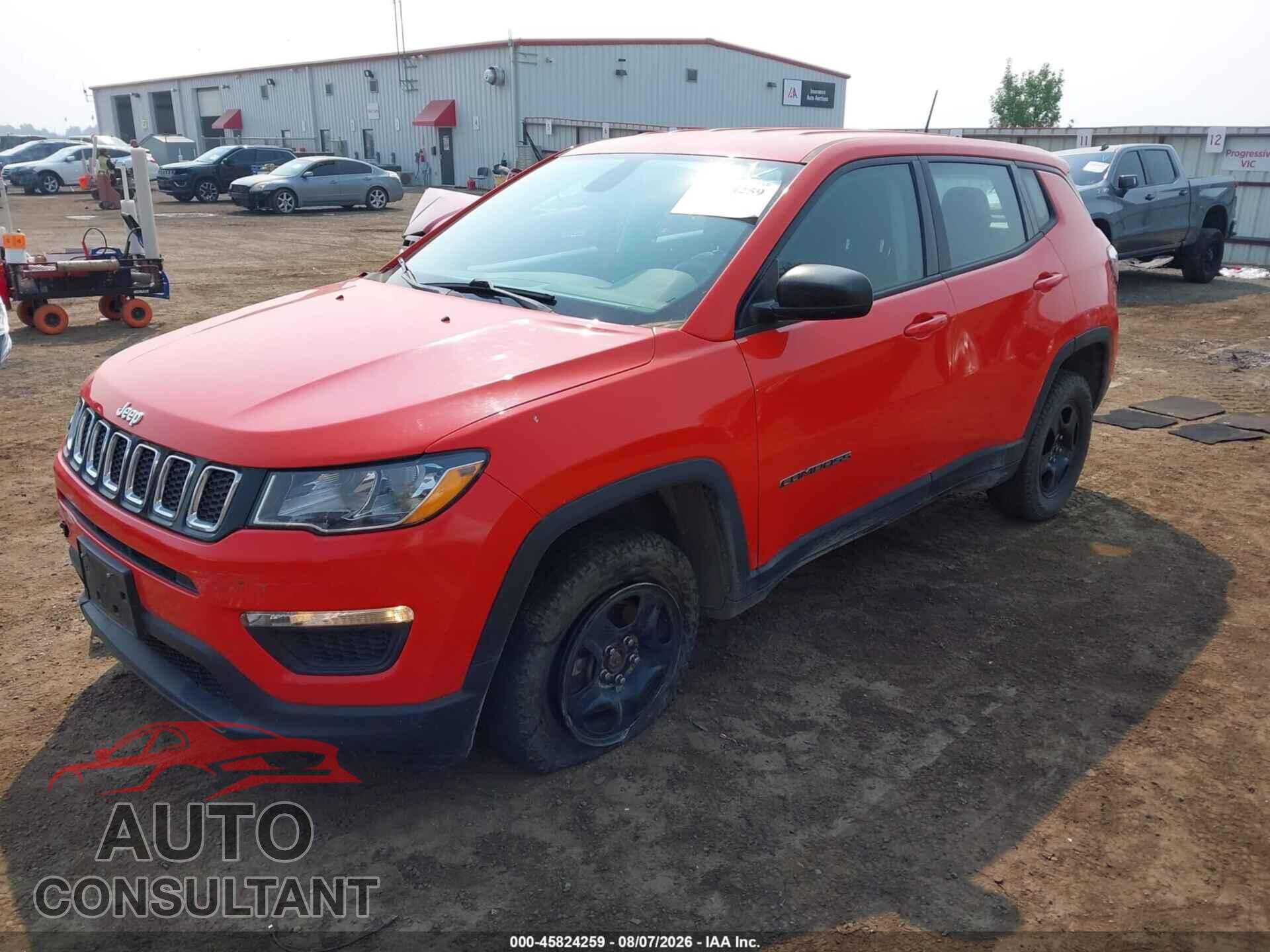 JEEP COMPASS 2019 - 3C4NJDAB3KT767552
